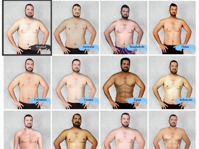 Man Photoshopped Ways To Examine Global Beauty Standards