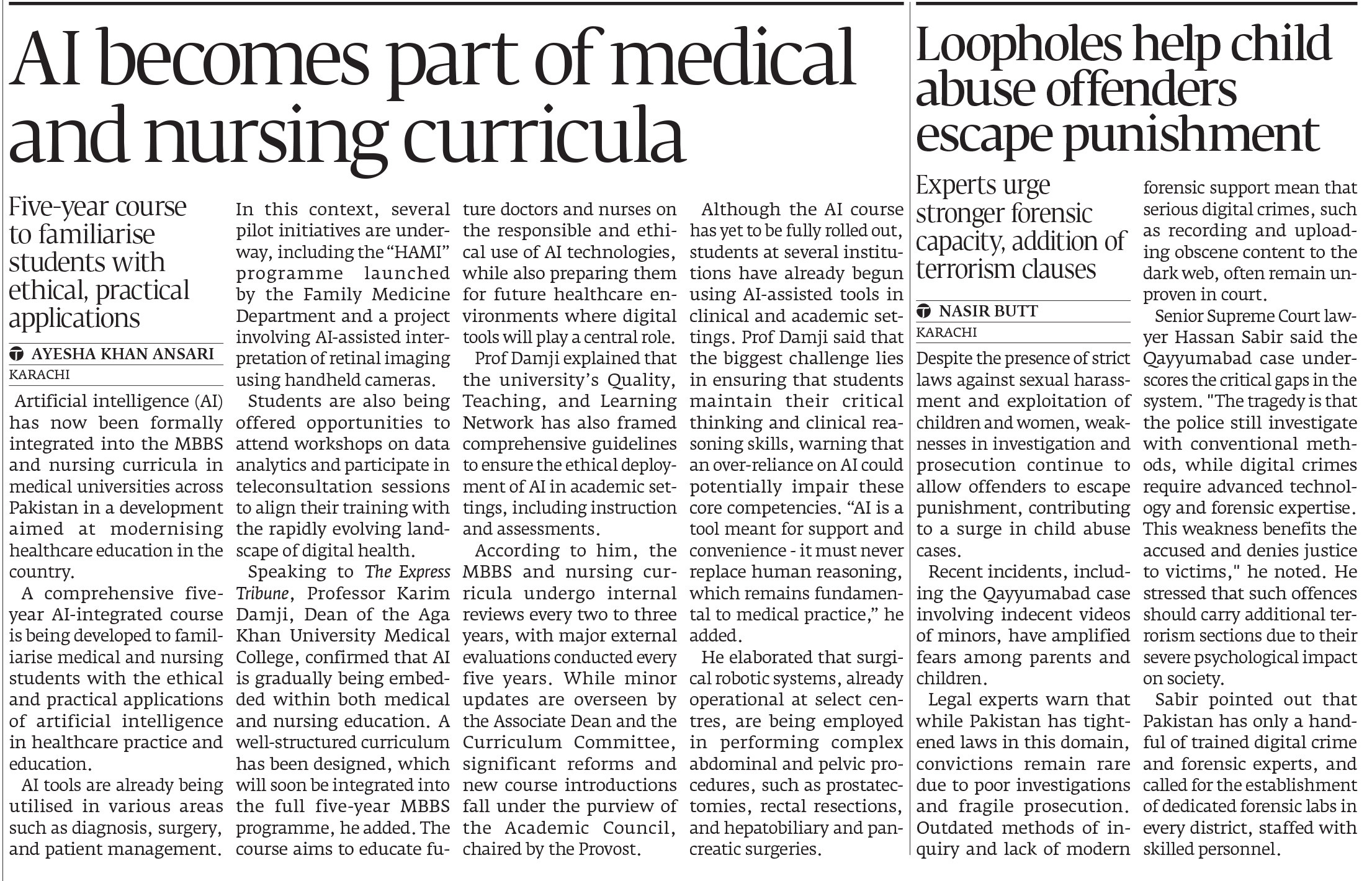Express Tribune epaper