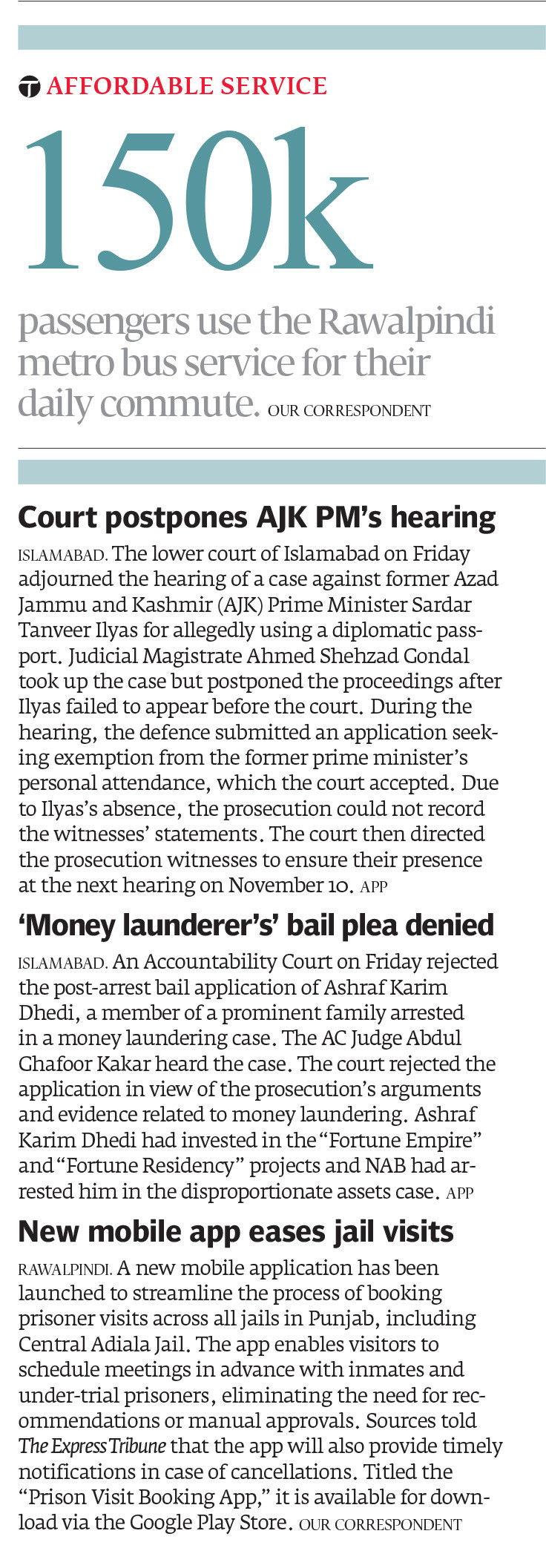 Express Tribune epaper