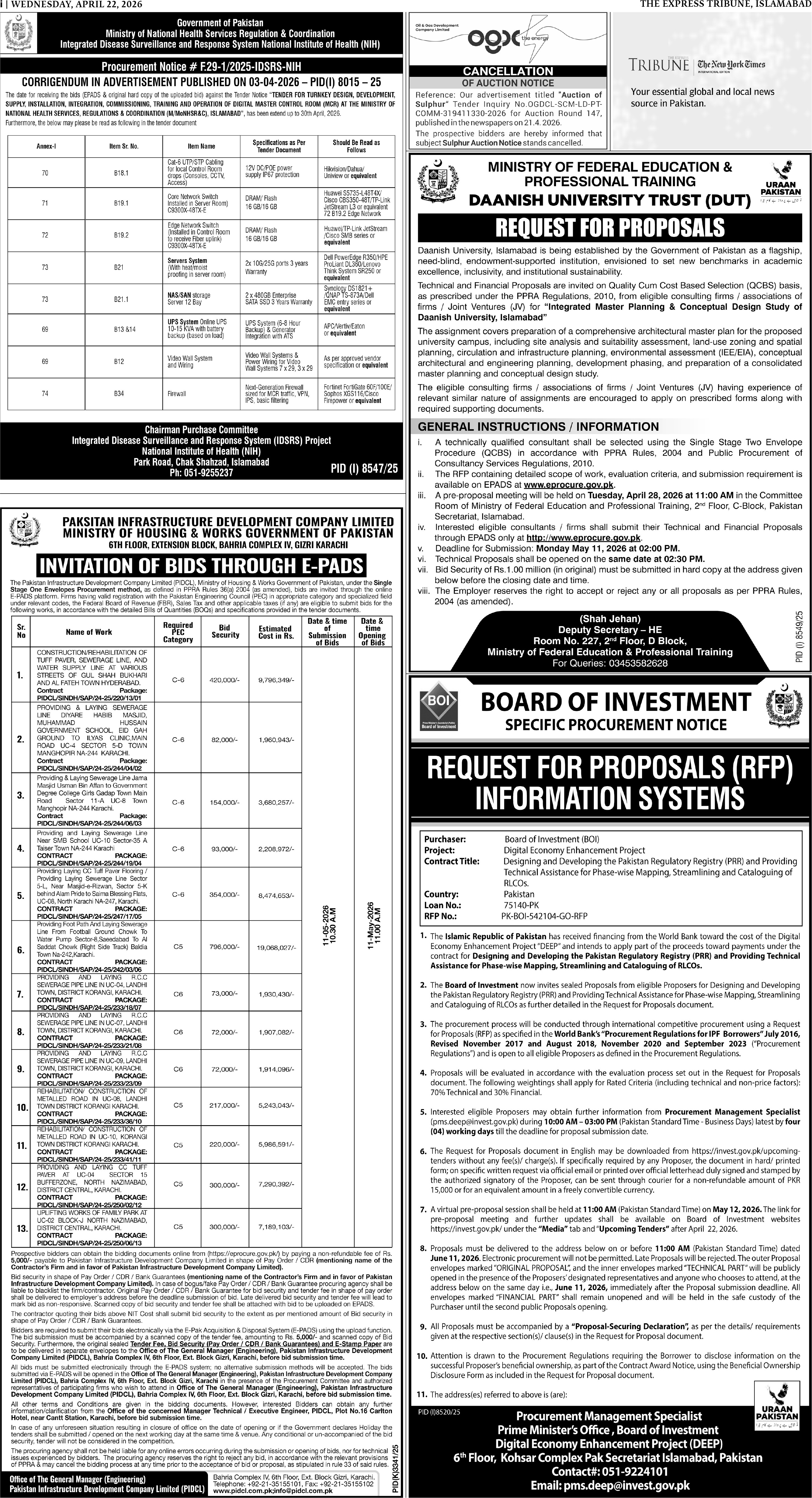 Express Tribune epaper