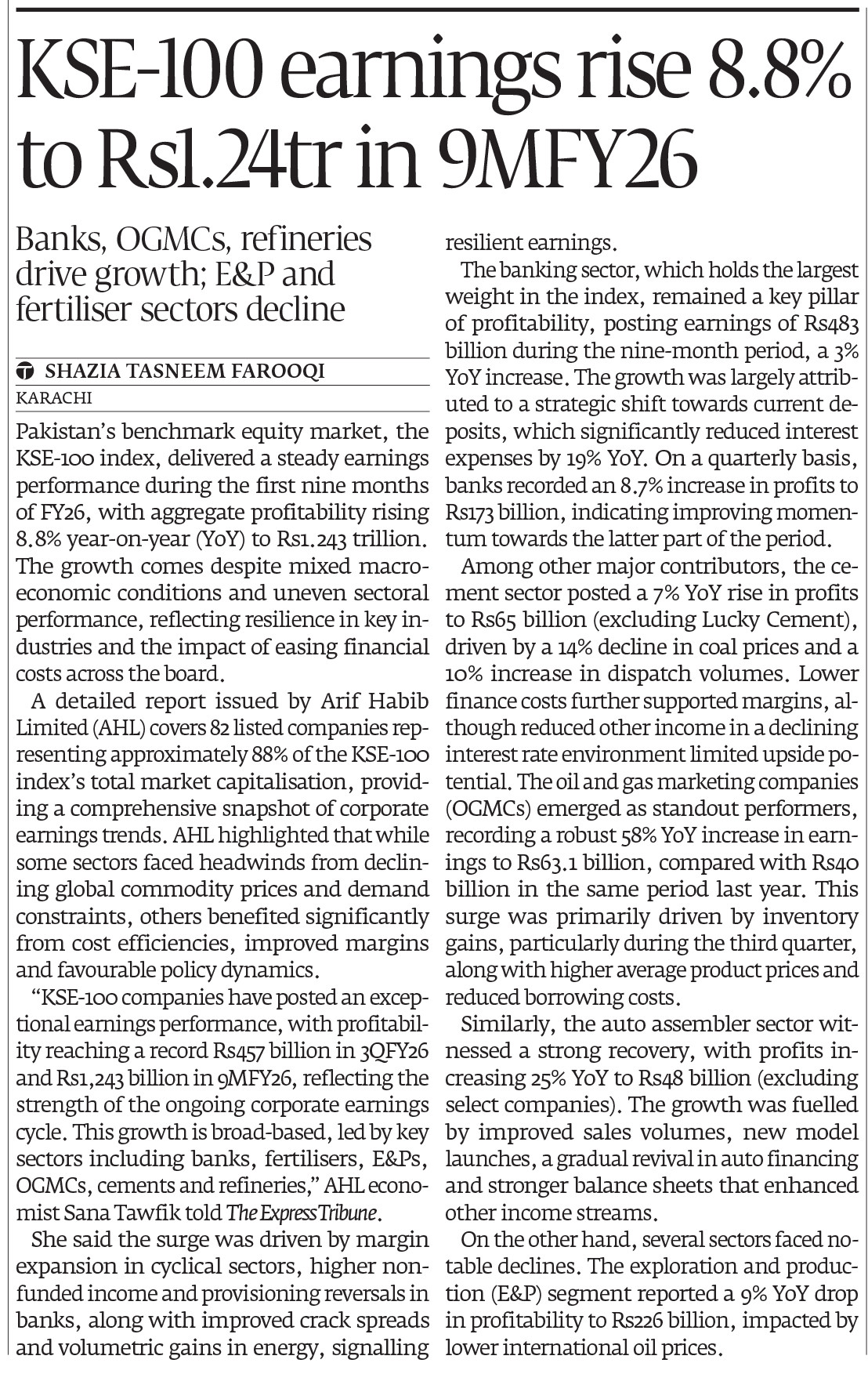 Express Tribune epaper