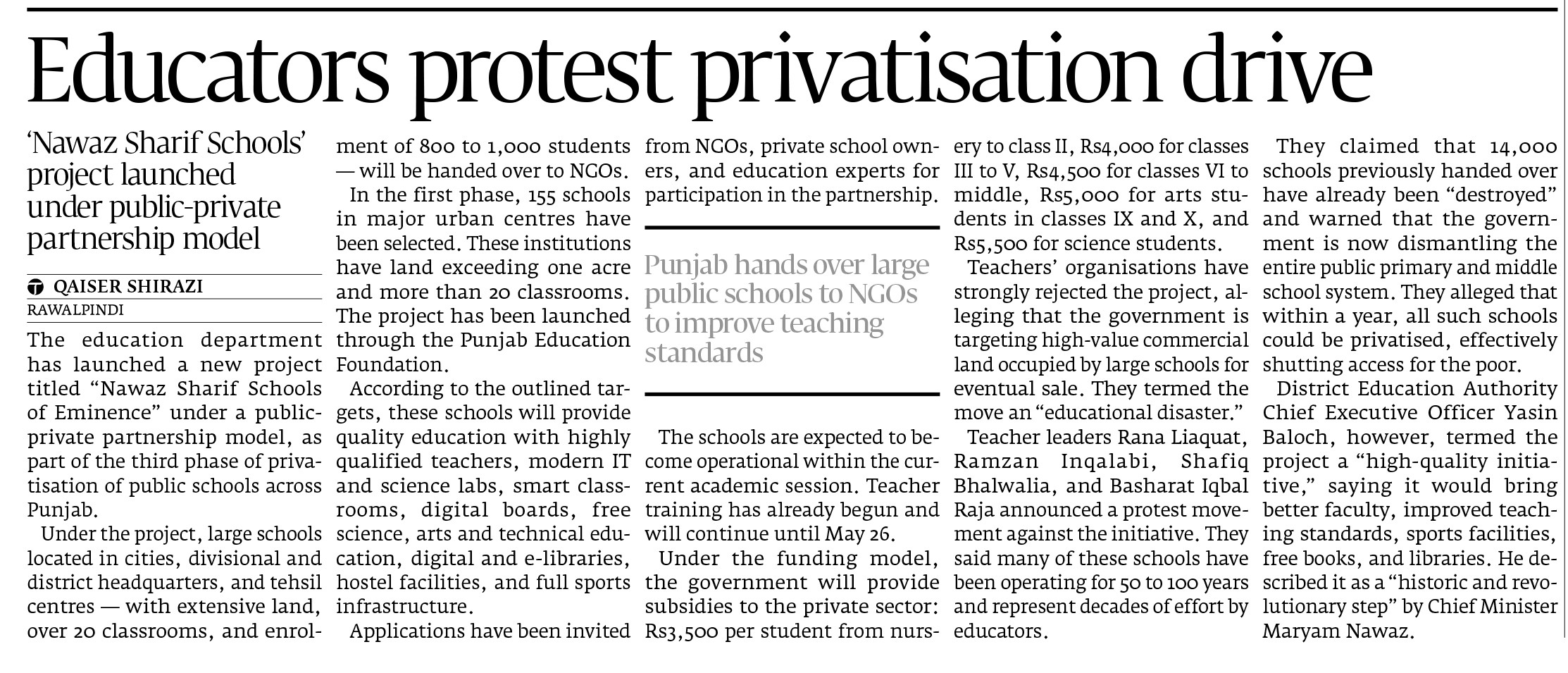 Express Tribune epaper