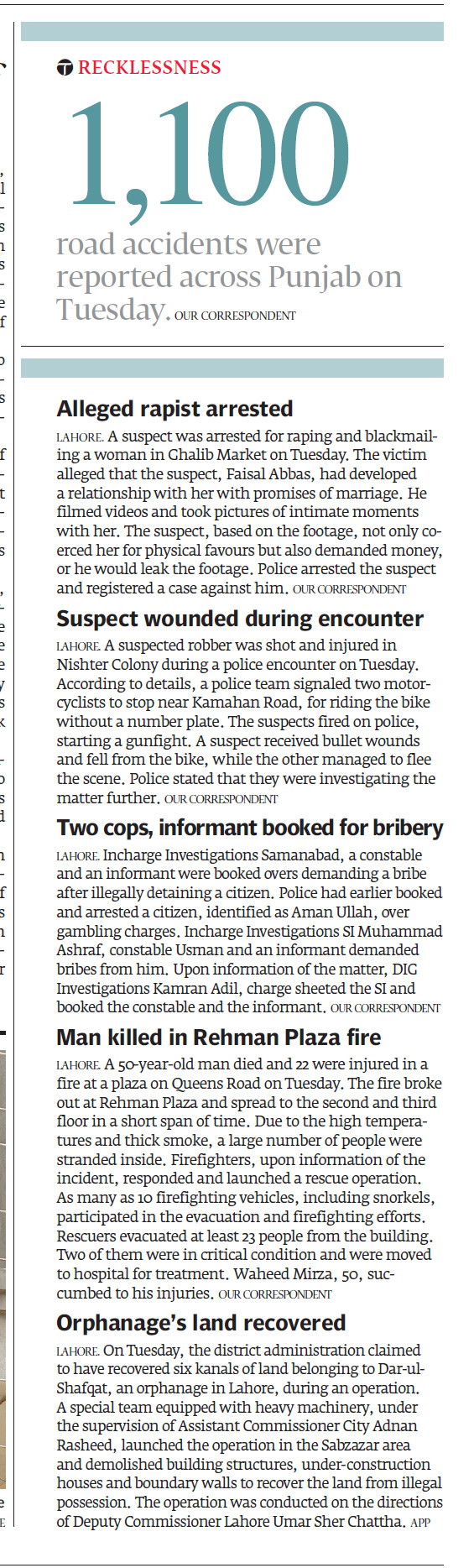 Express Tribune epaper