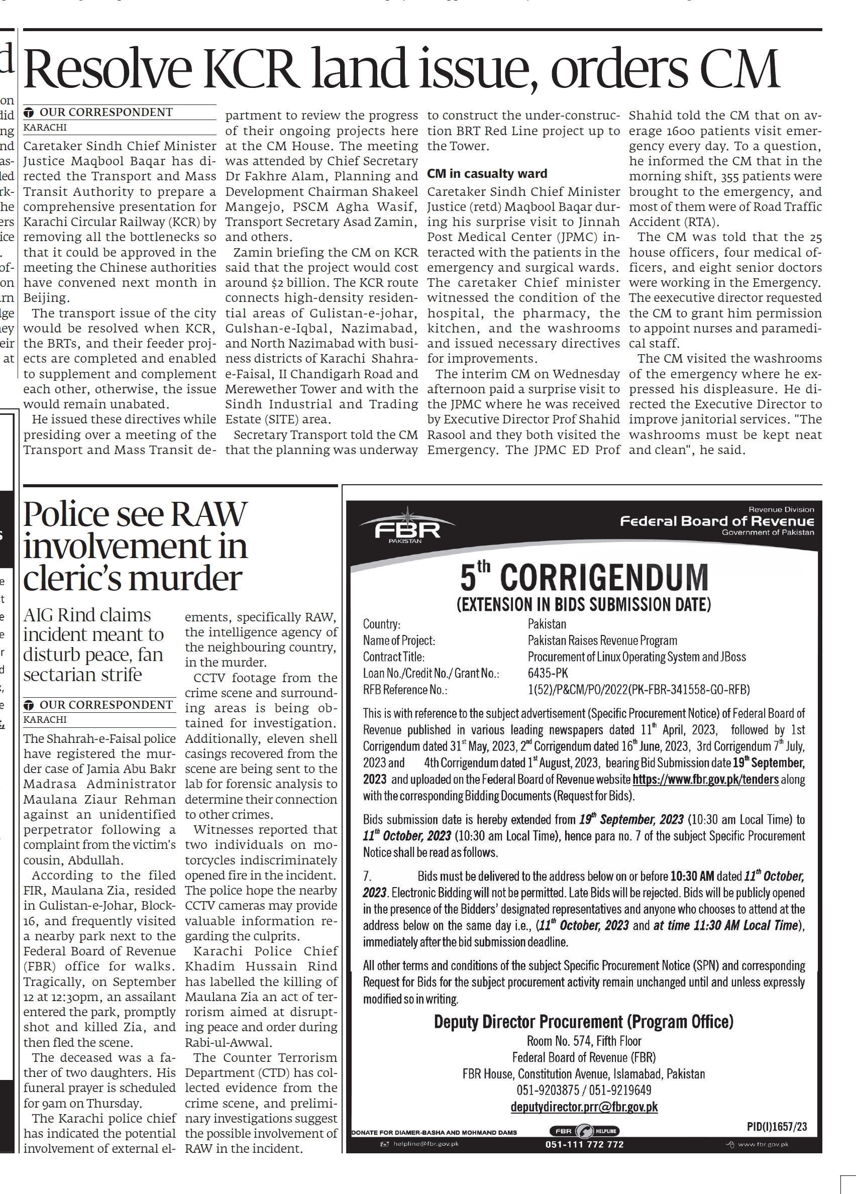 Express Tribune epaper