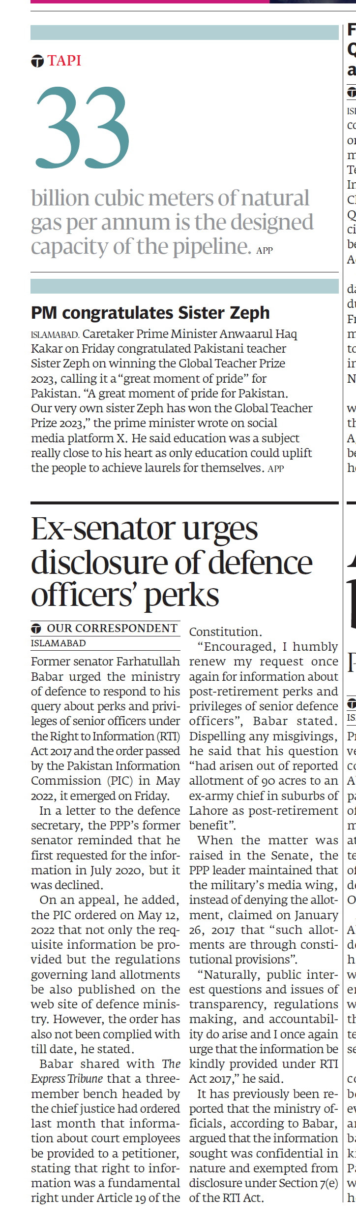 Express Tribune epaper