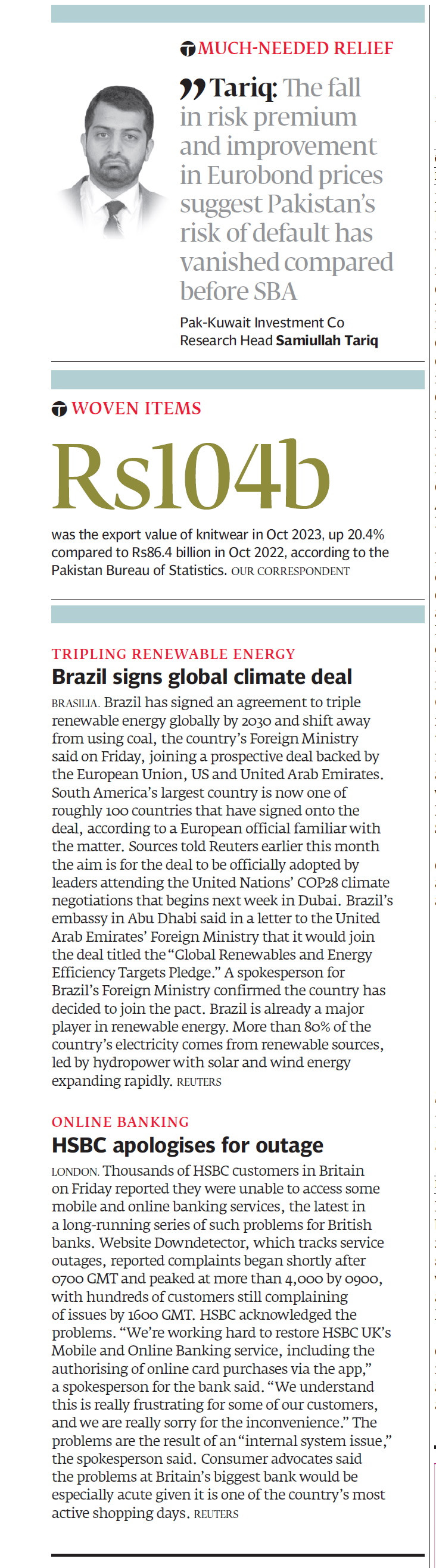 Express Tribune epaper