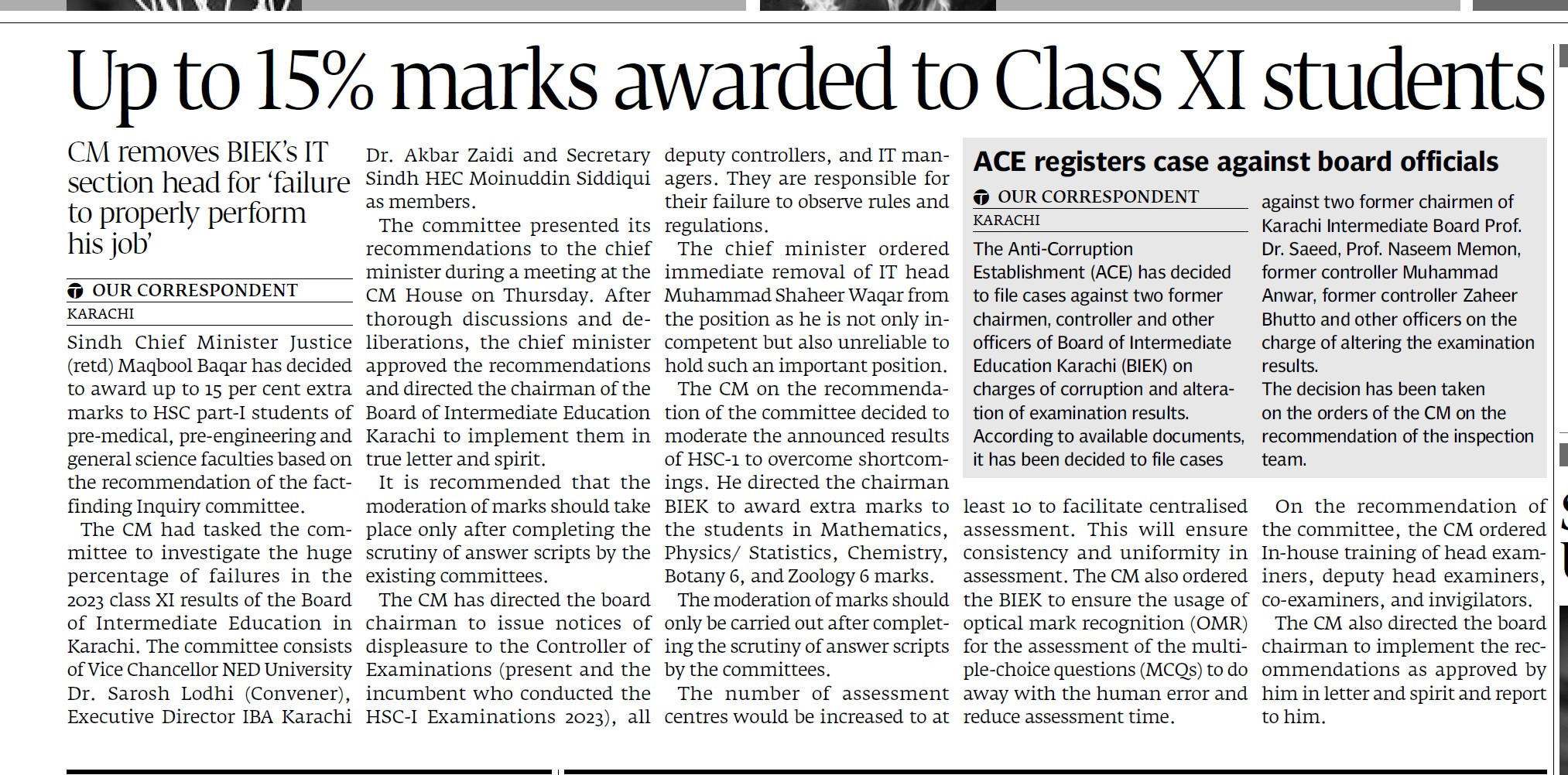 Express Tribune epaper