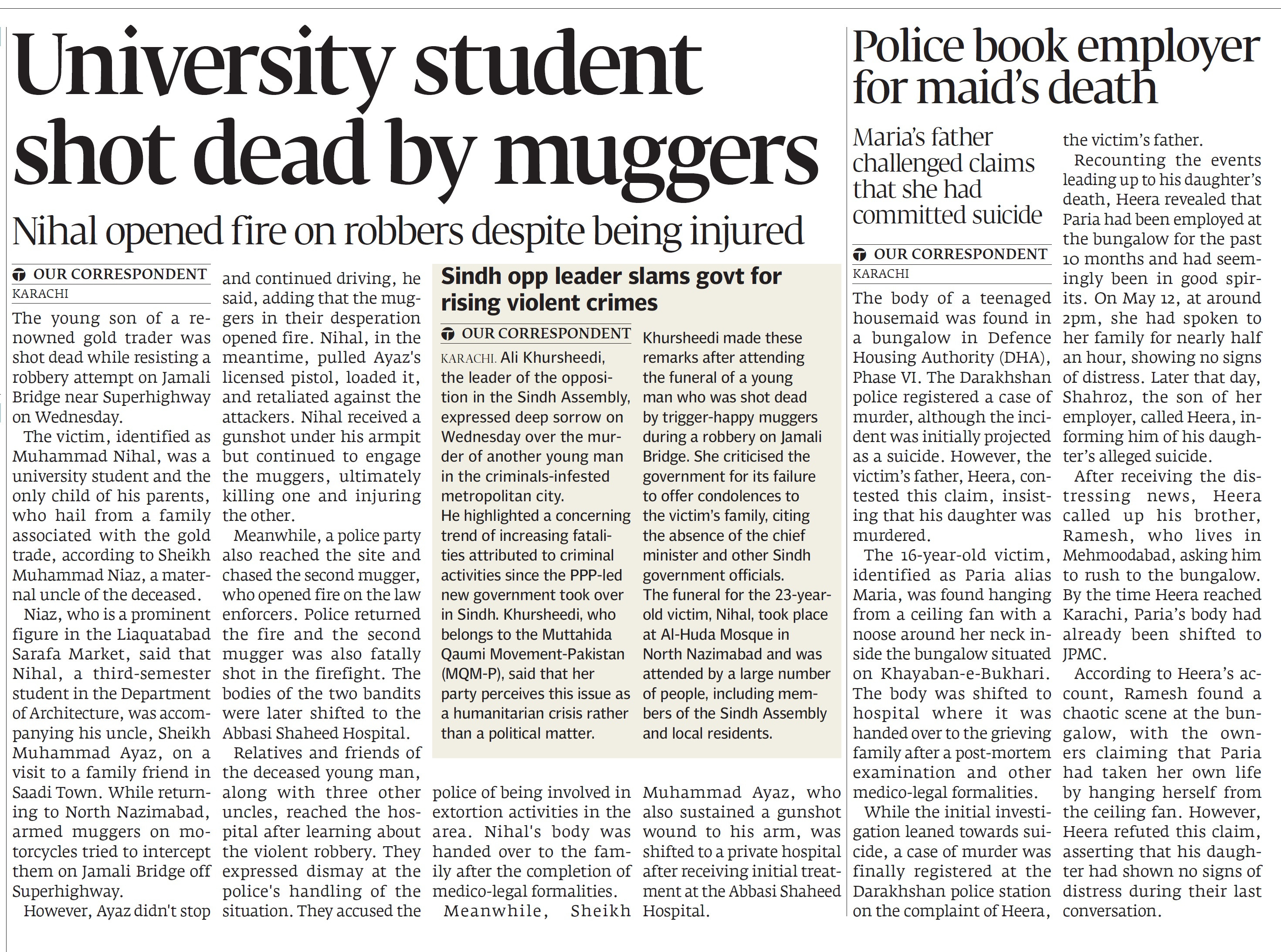 Express Tribune epaper