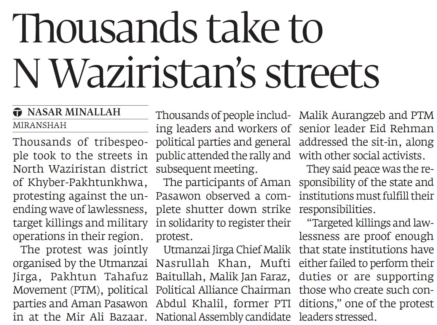 Express Tribune epaper