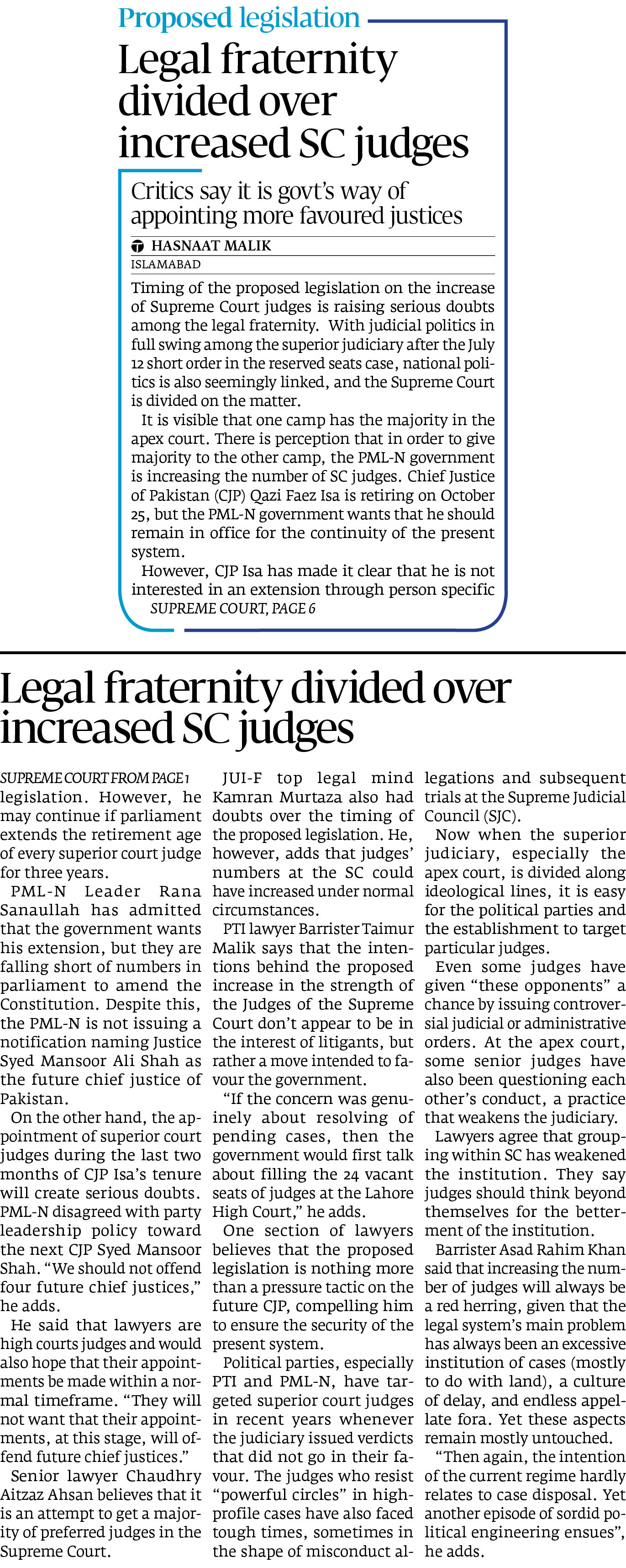 Express Tribune epaper