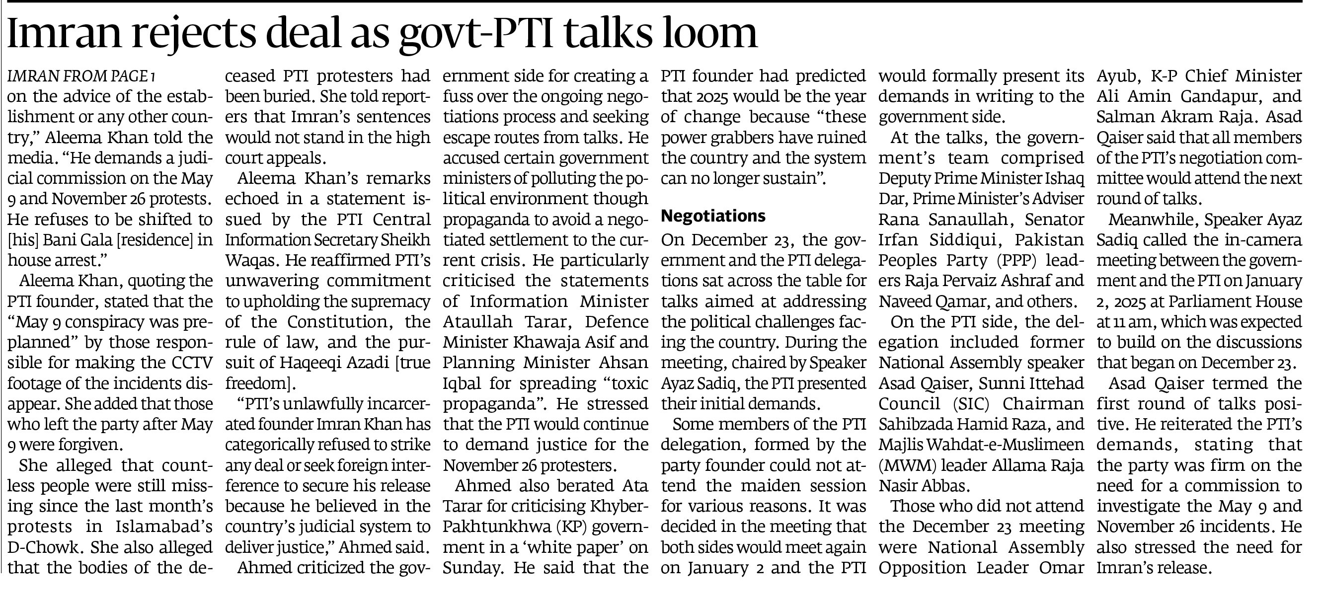 Express Tribune epaper