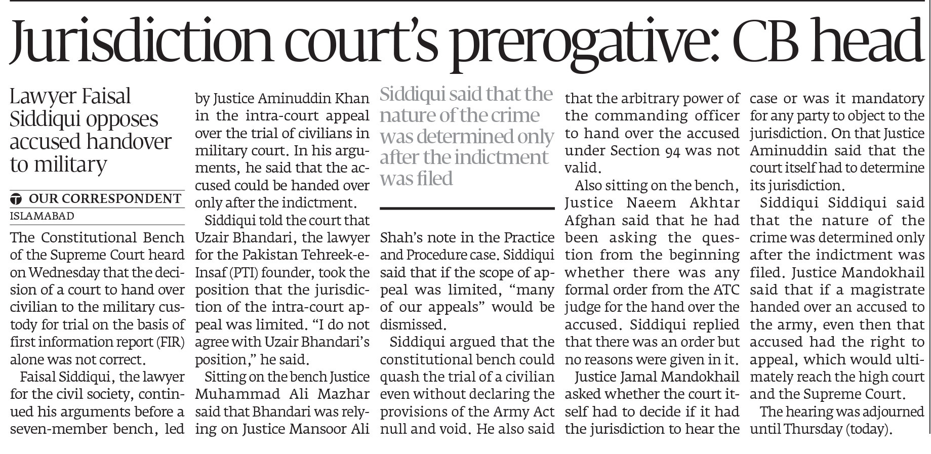 Express Tribune epaper