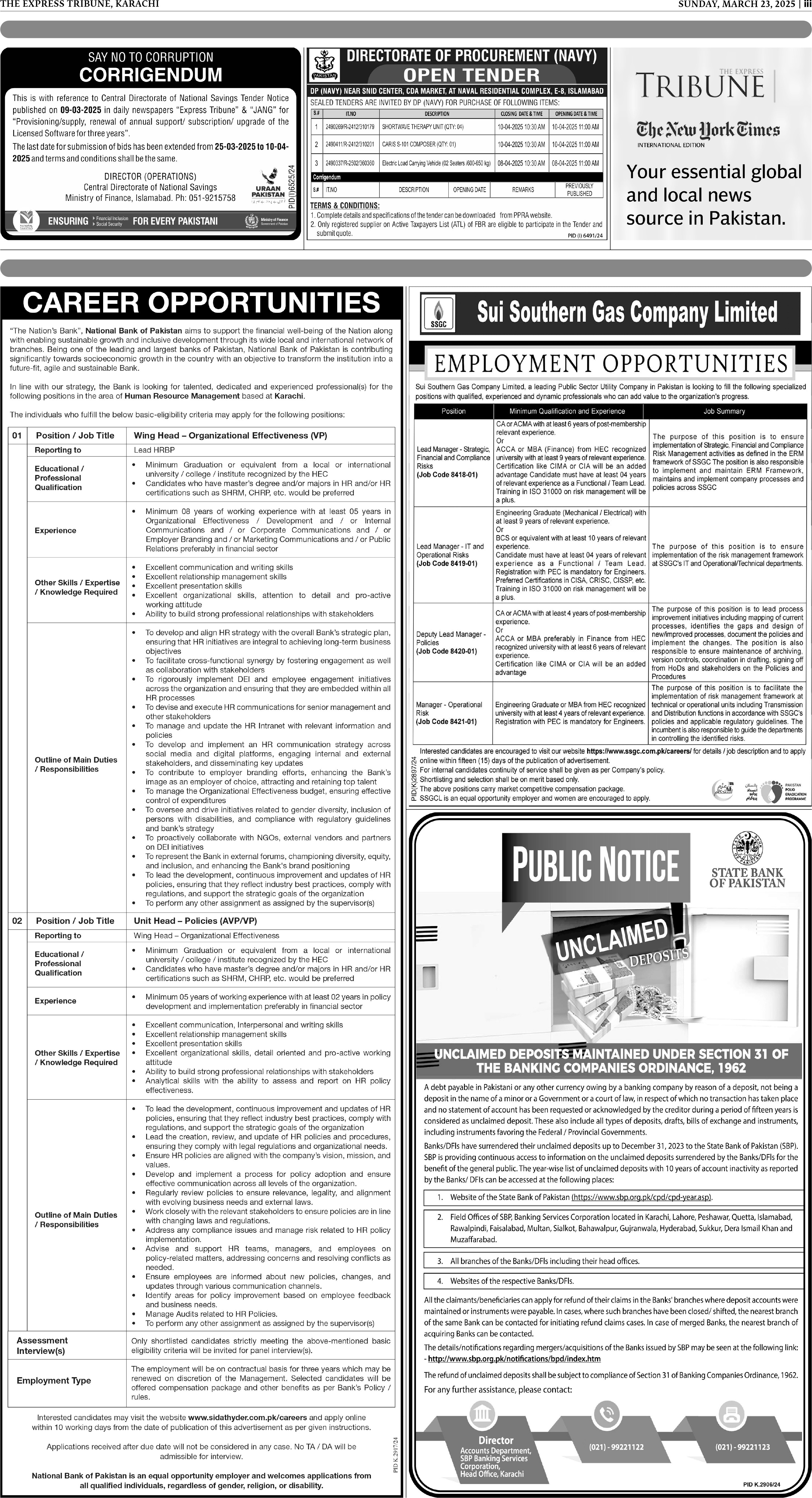 Express Tribune epaper