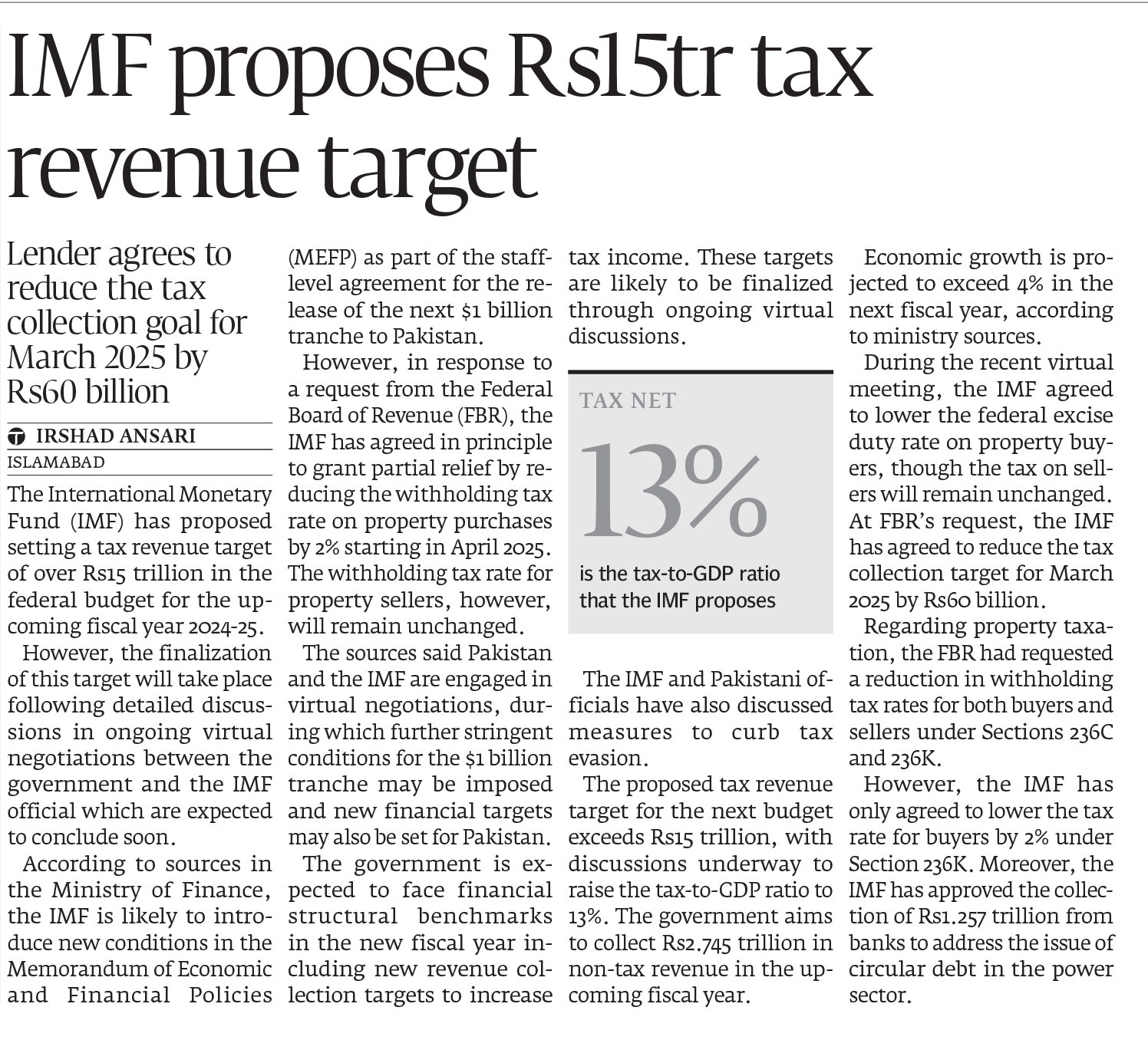 Express Tribune epaper
