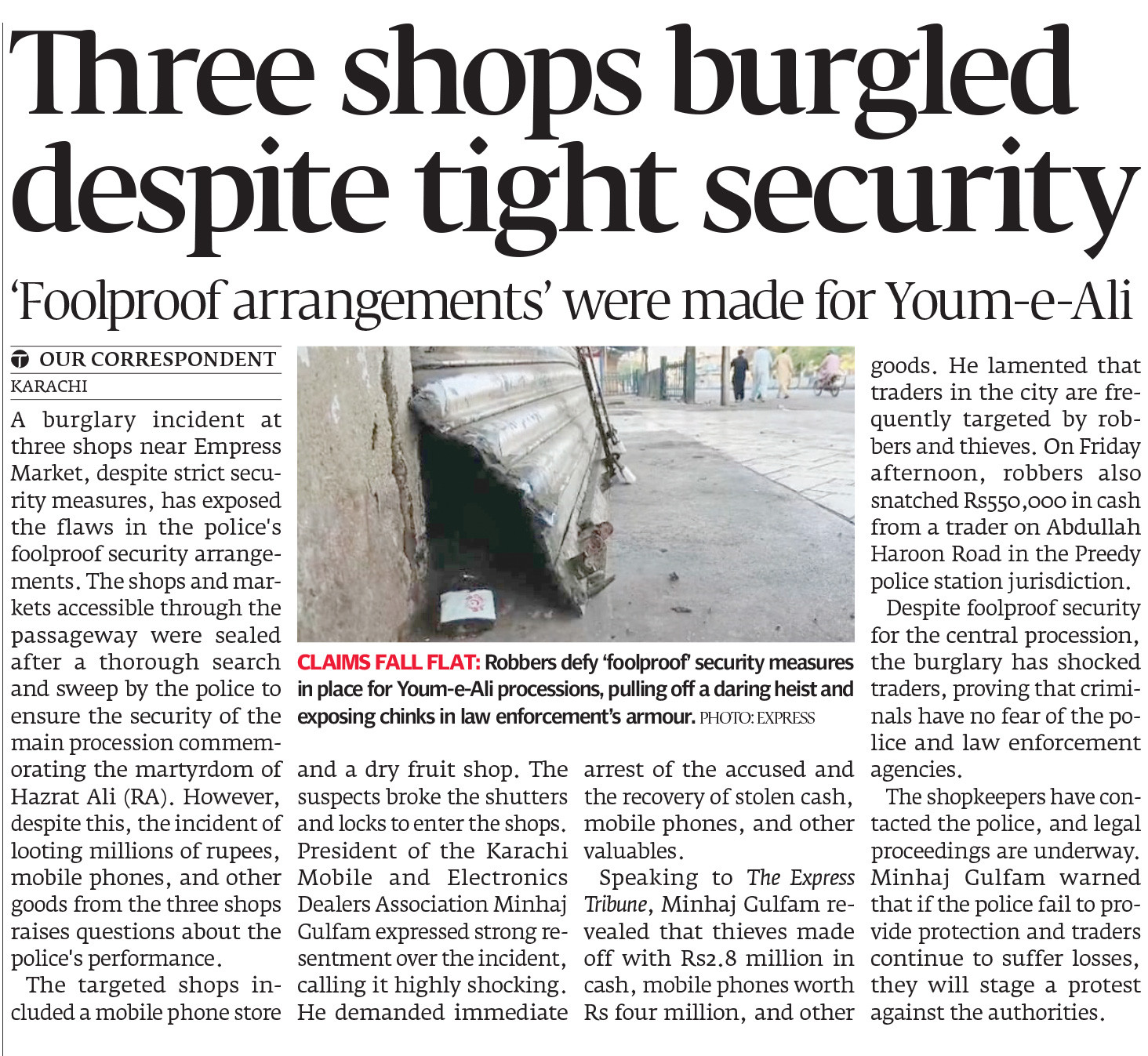 Express Tribune epaper