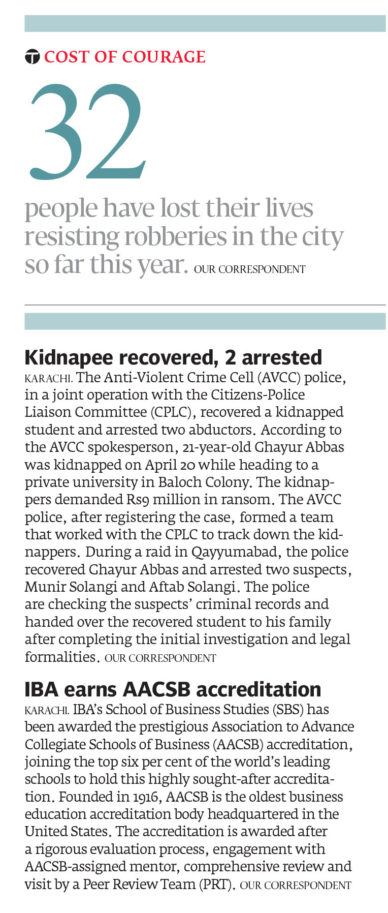Express Tribune epaper