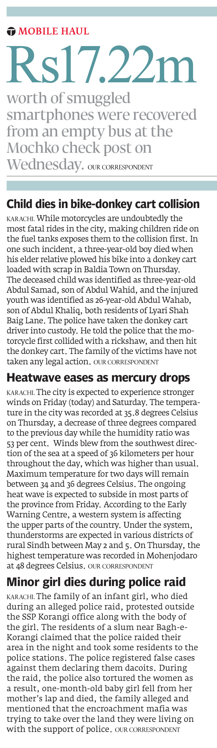 Express Tribune epaper