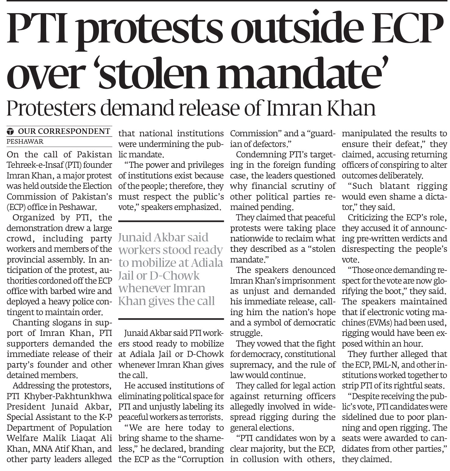 Express Tribune epaper