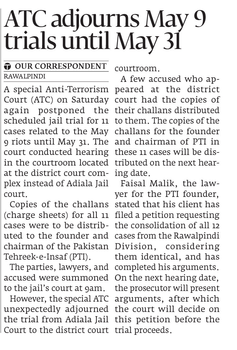 Express Tribune epaper