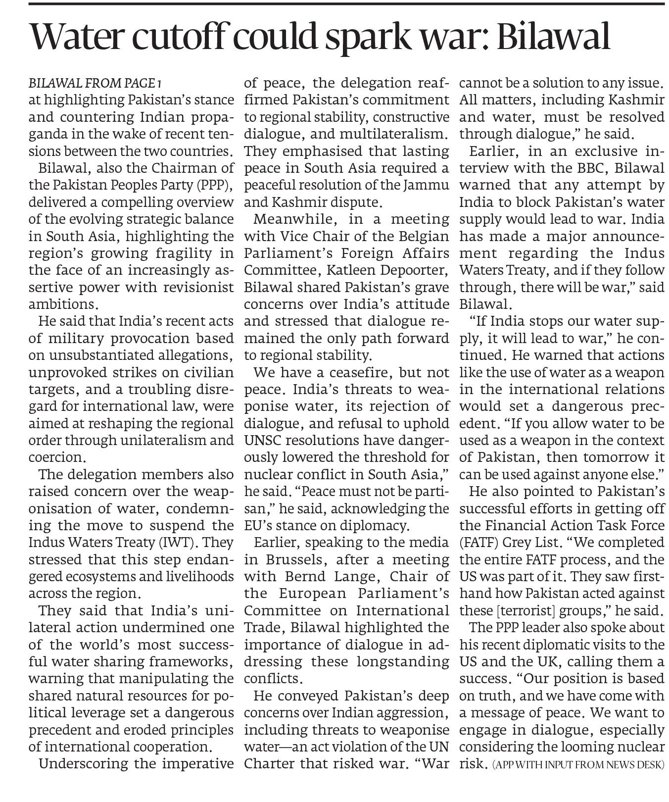 Express Tribune epaper