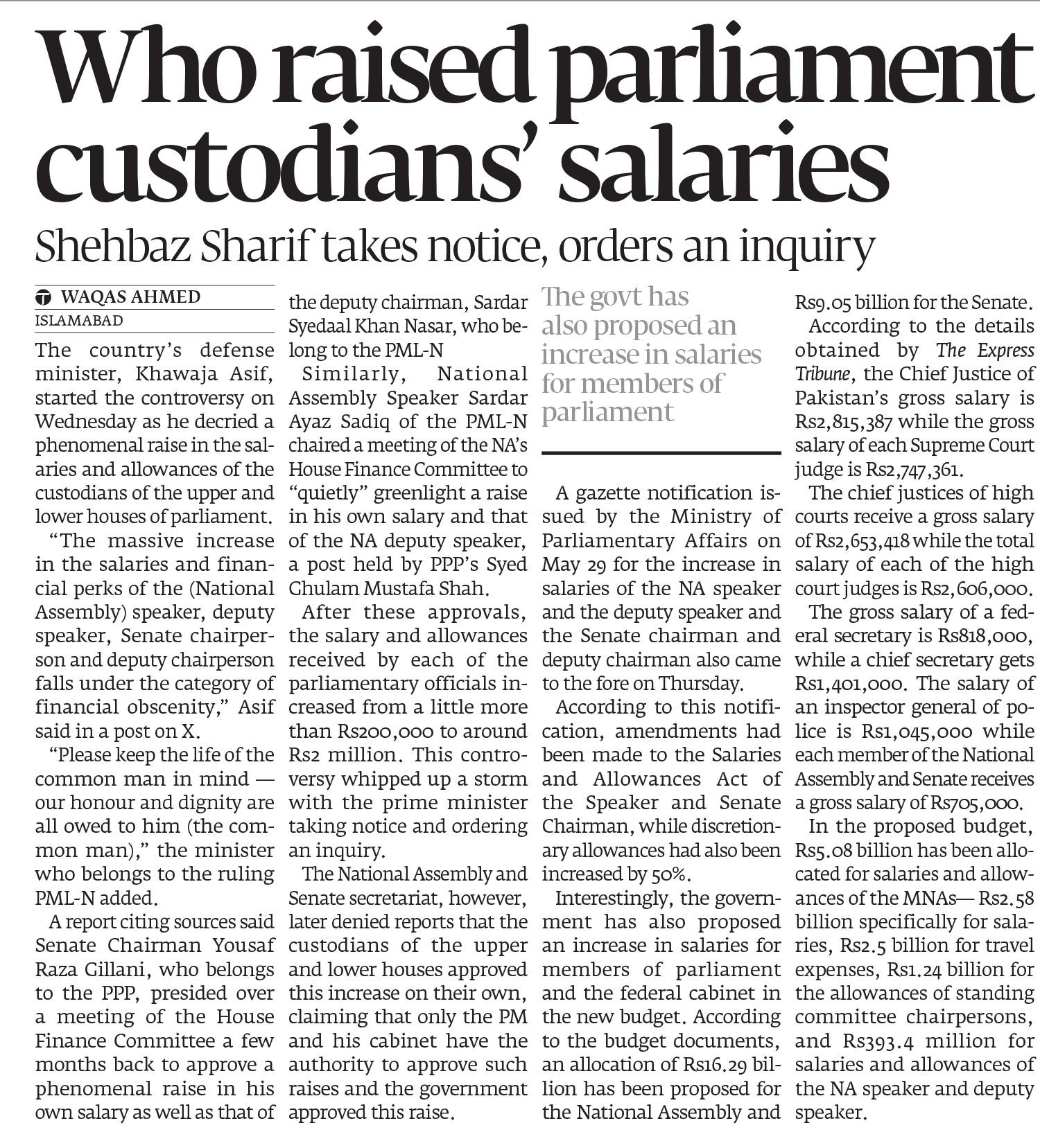 Express Tribune epaper