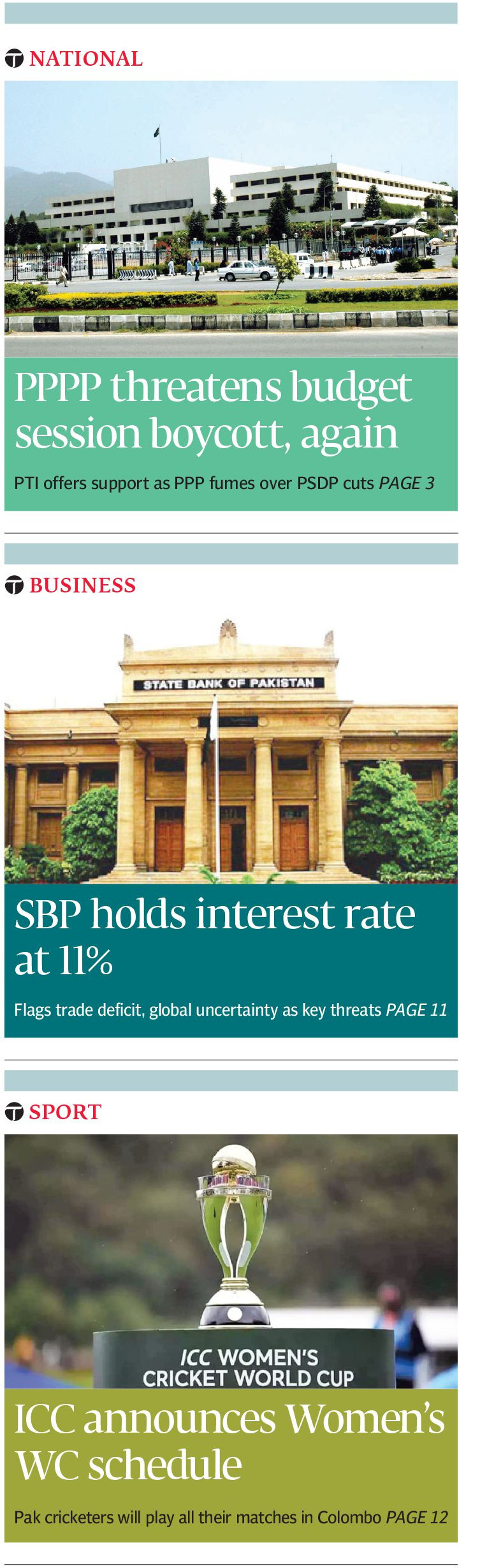 Express Tribune epaper