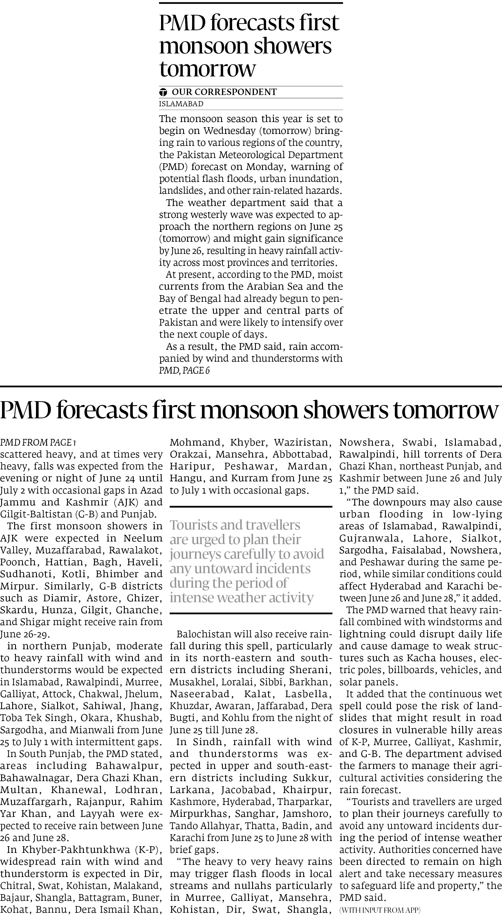 Express Tribune epaper