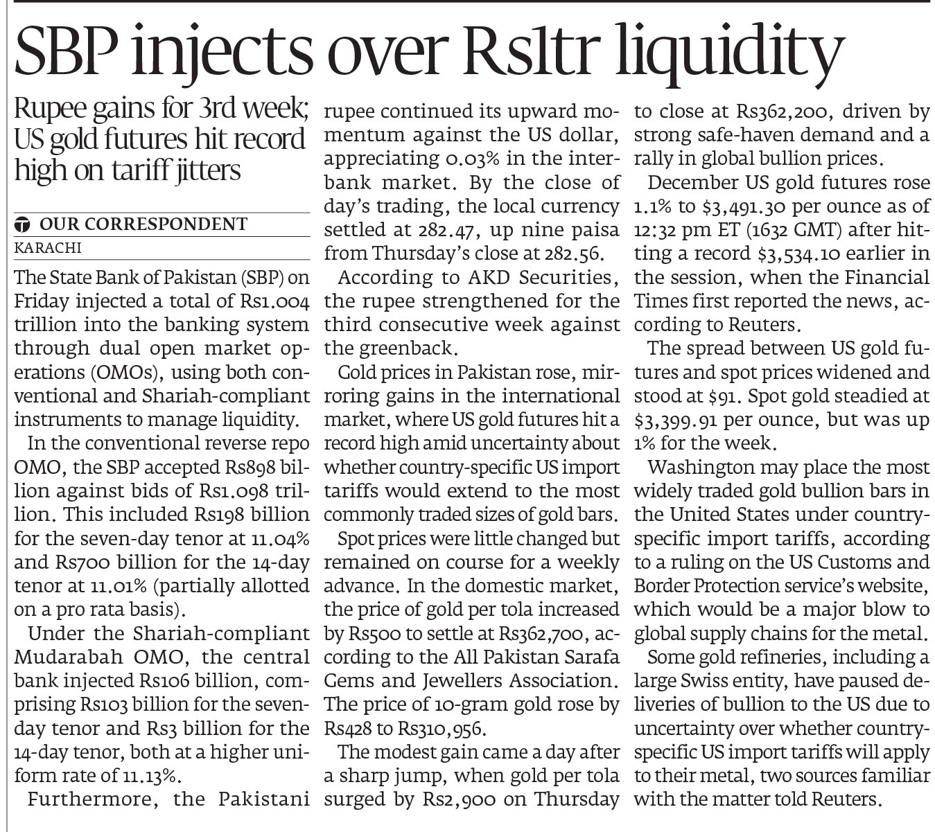 Express Tribune epaper