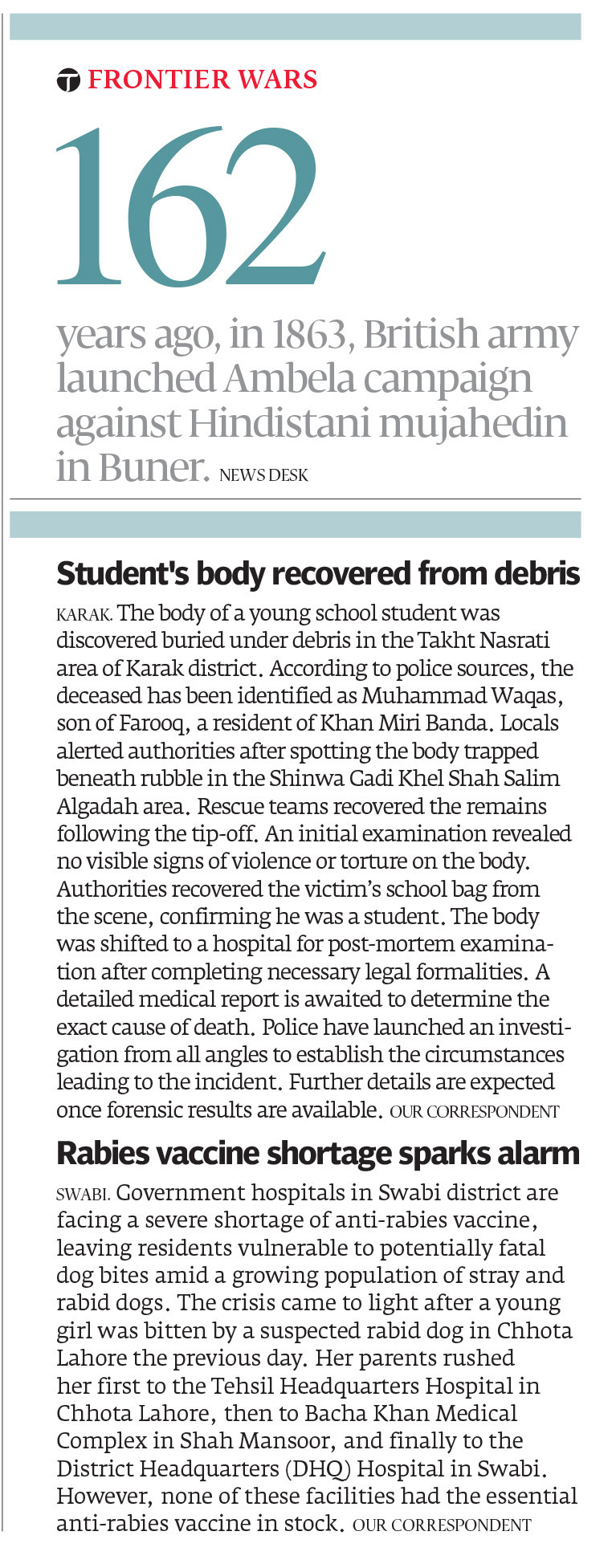 Express Tribune epaper