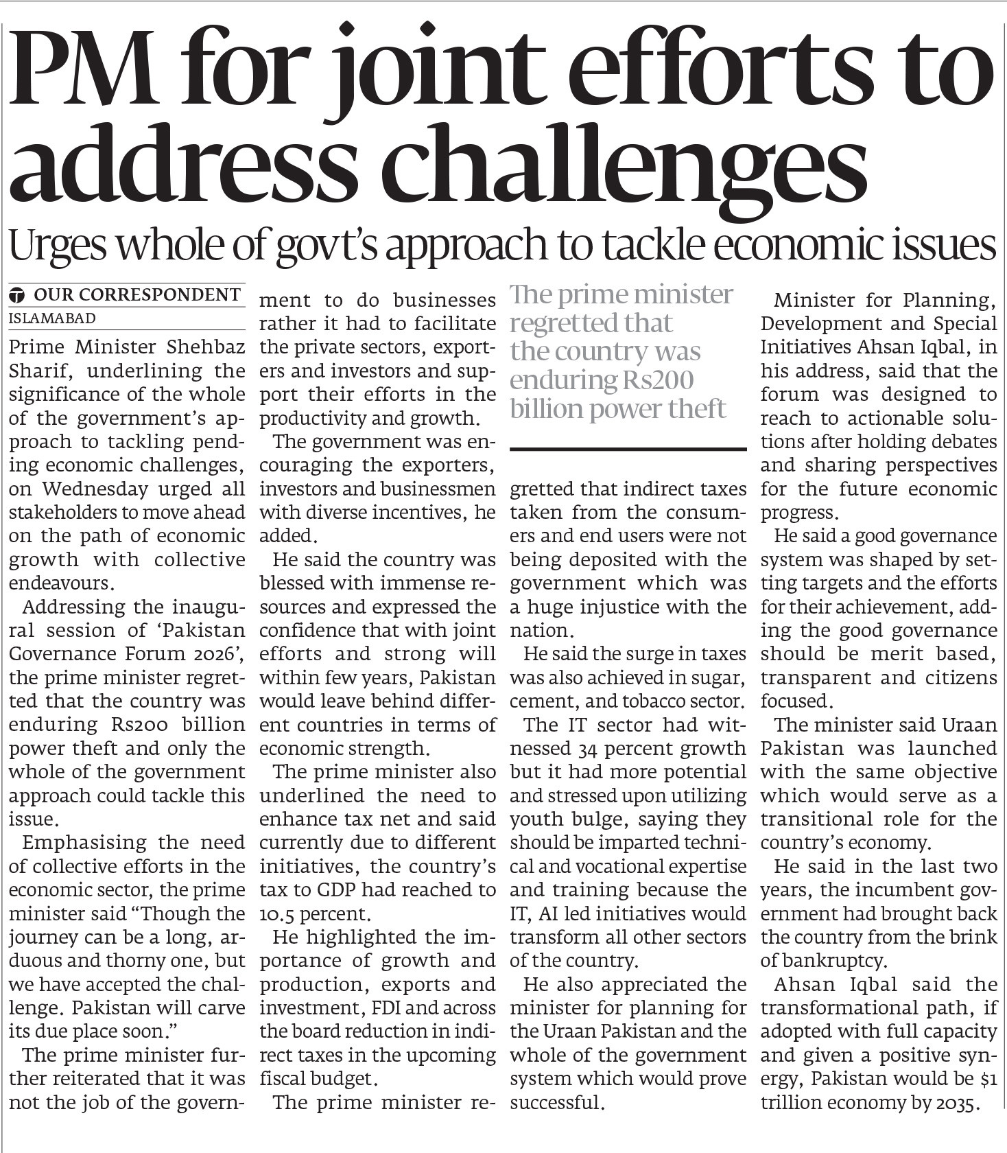 Express Tribune epaper
