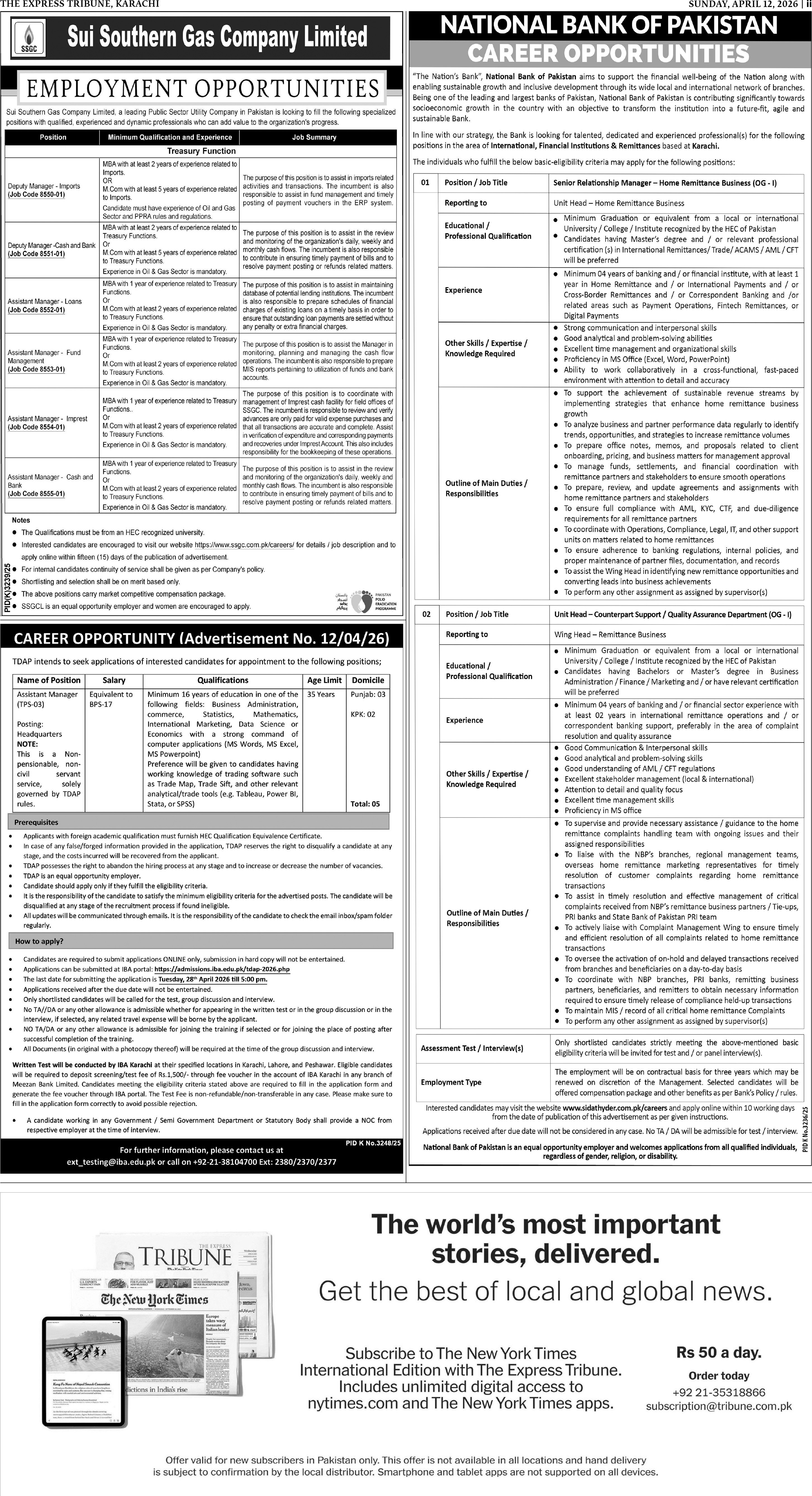 Express Tribune epaper