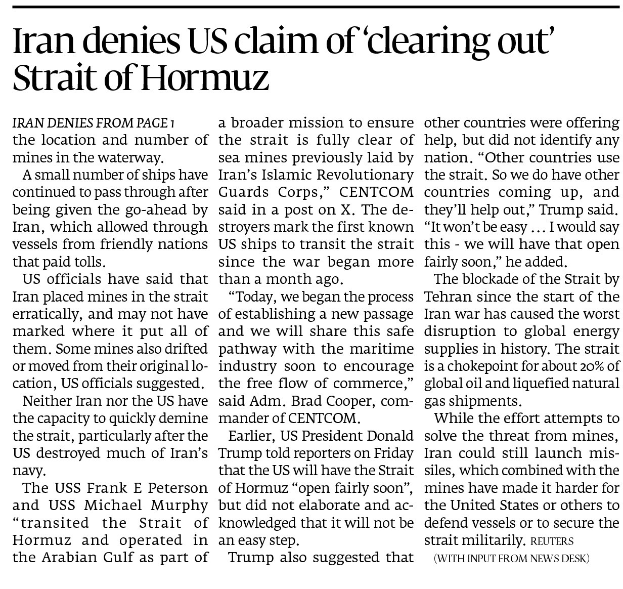 Express Tribune epaper