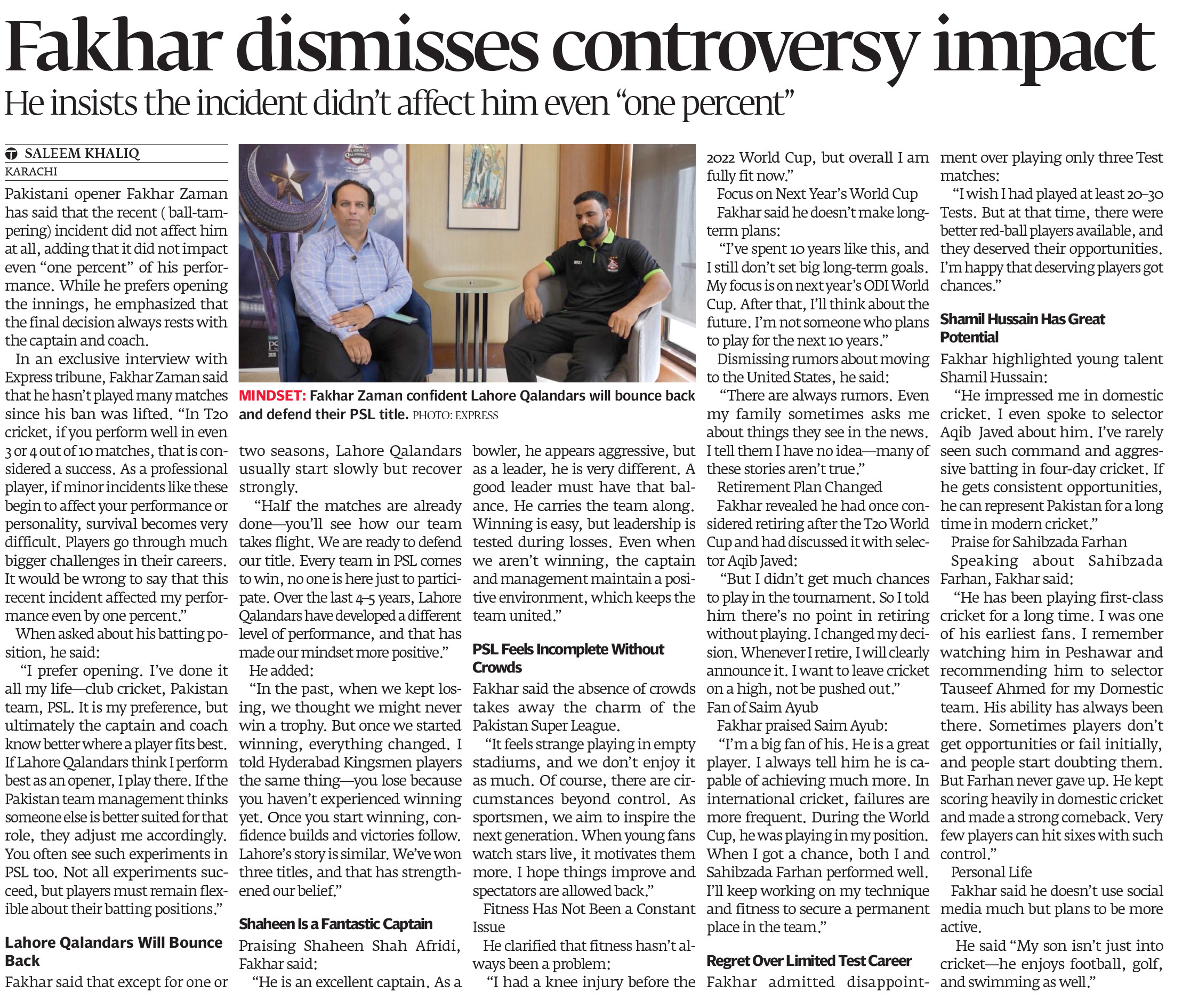 Express Tribune epaper
