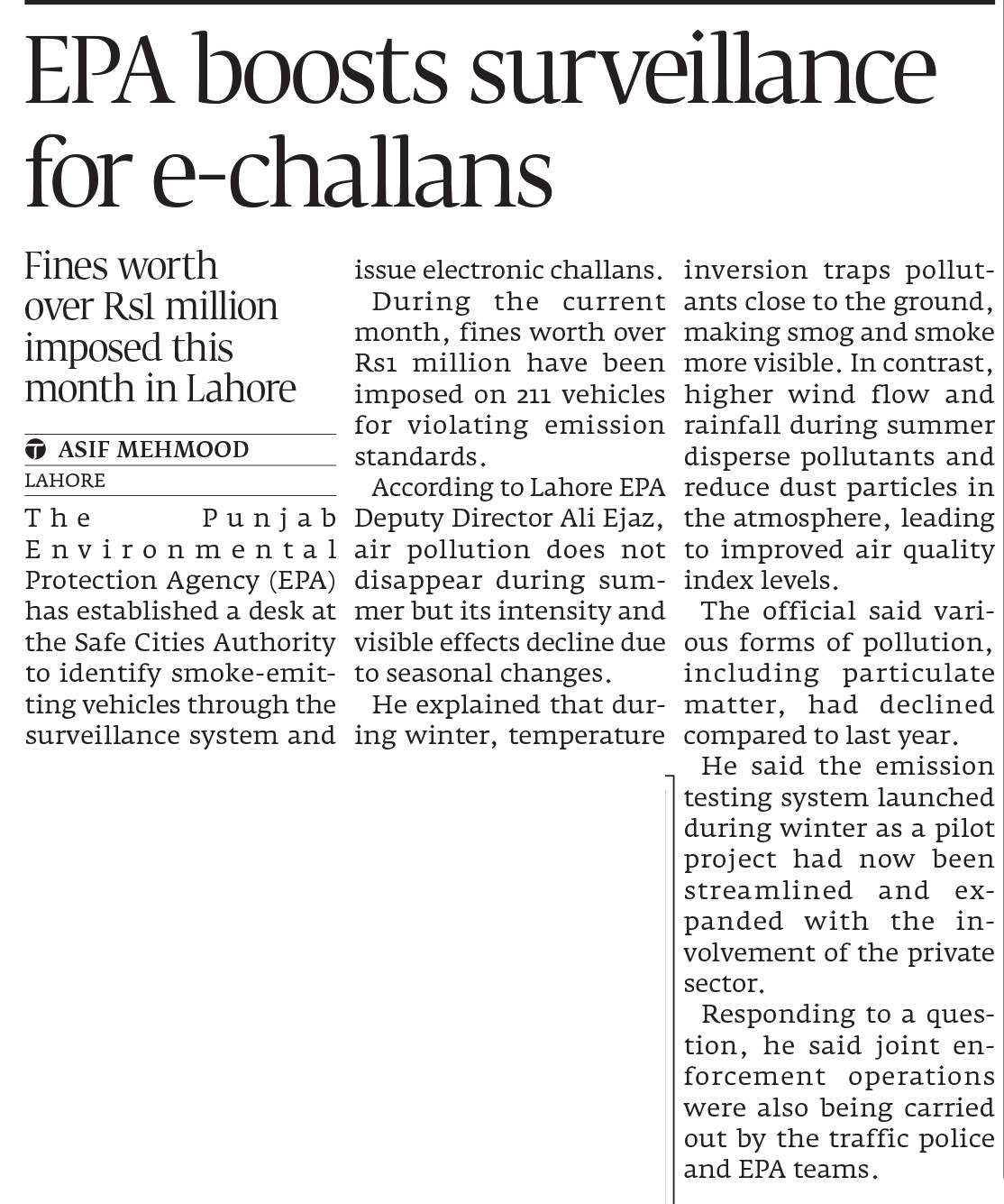 Express Tribune epaper