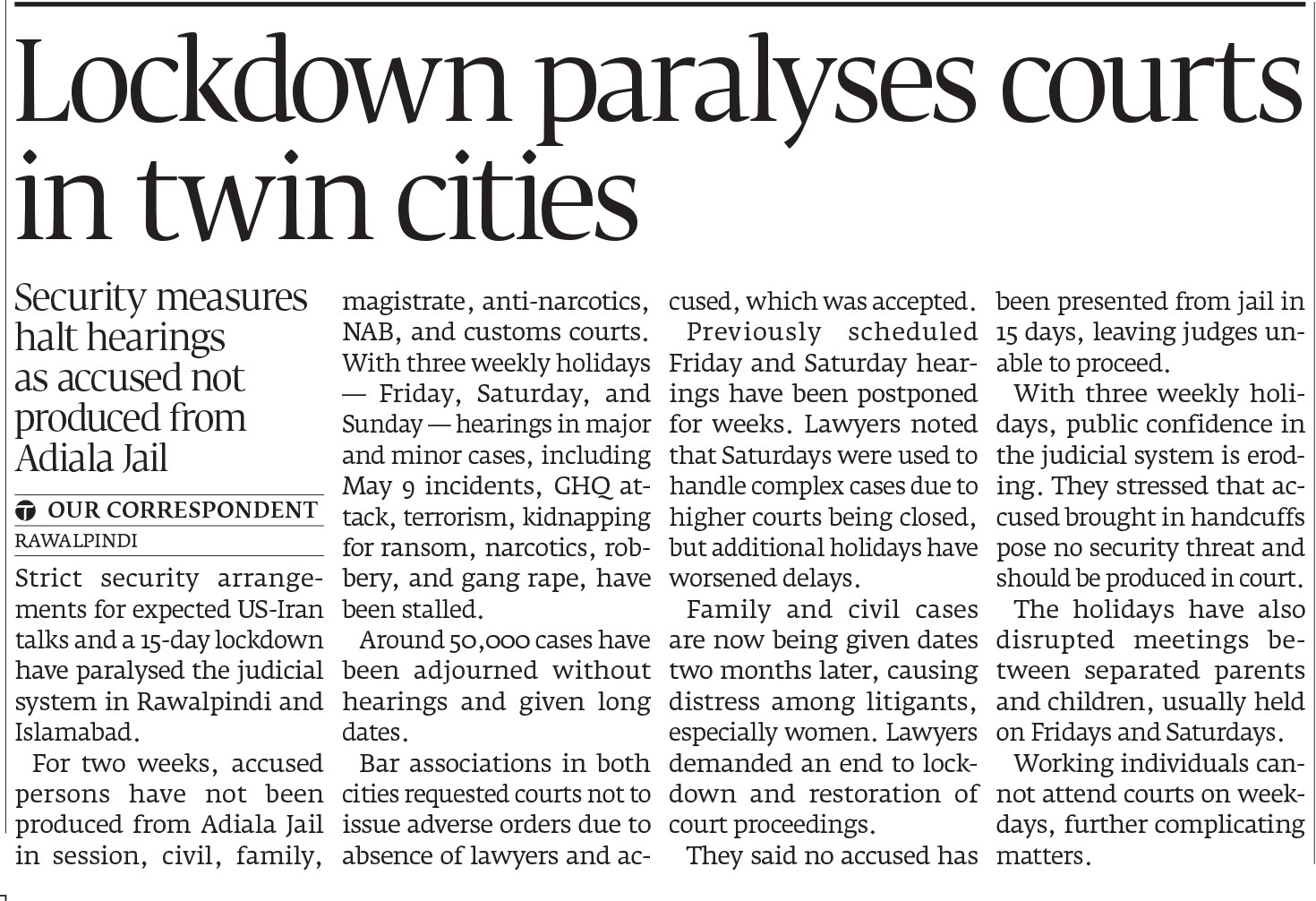 Express Tribune epaper