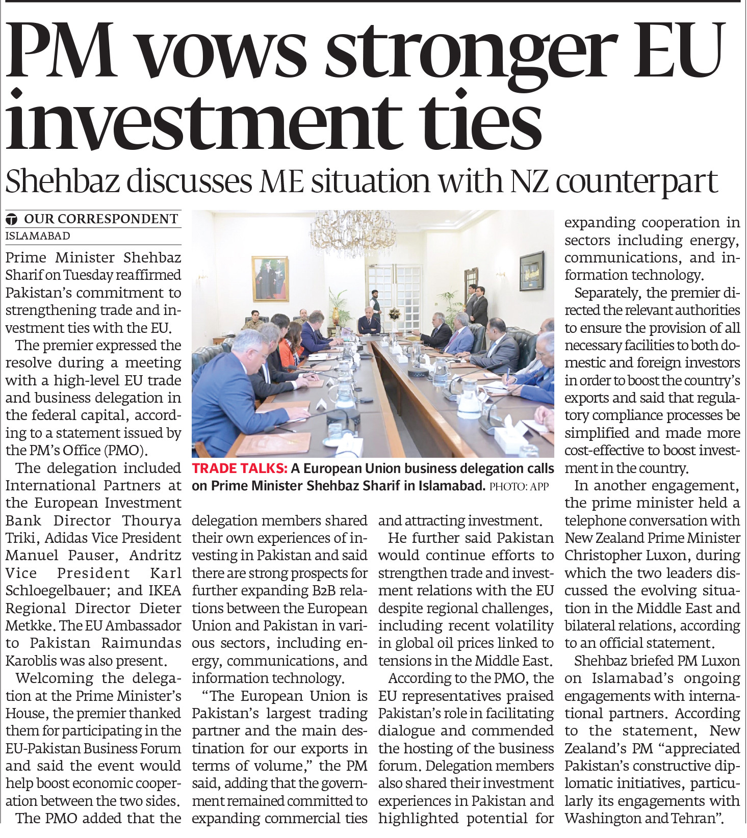 Express Tribune epaper