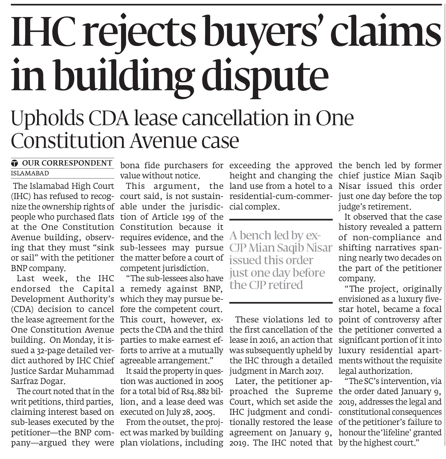 Express Tribune epaper