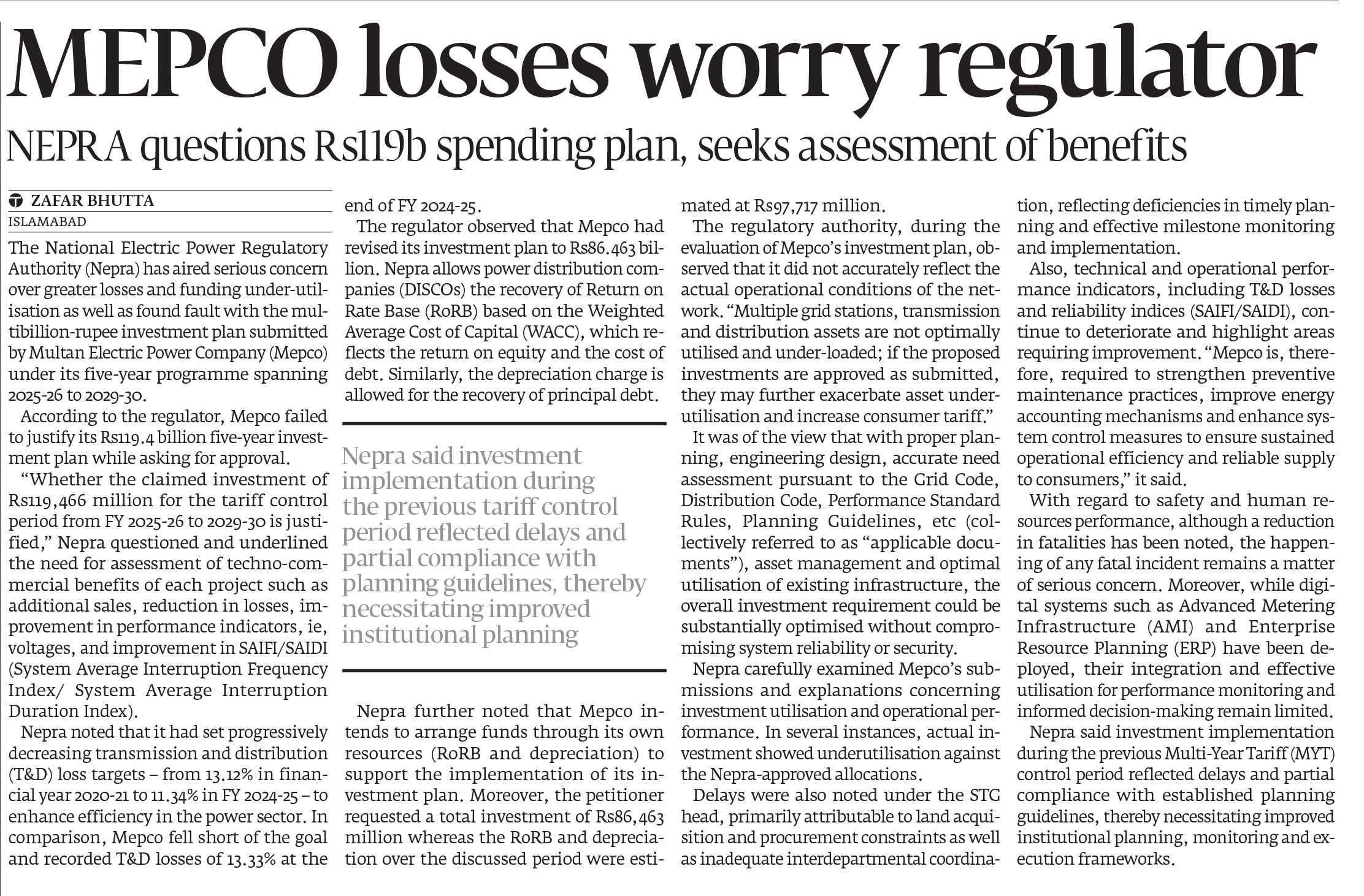 Express Tribune epaper