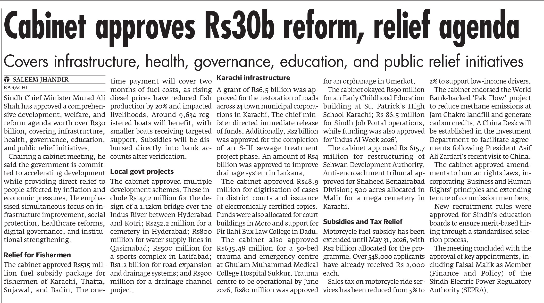 Express Tribune epaper