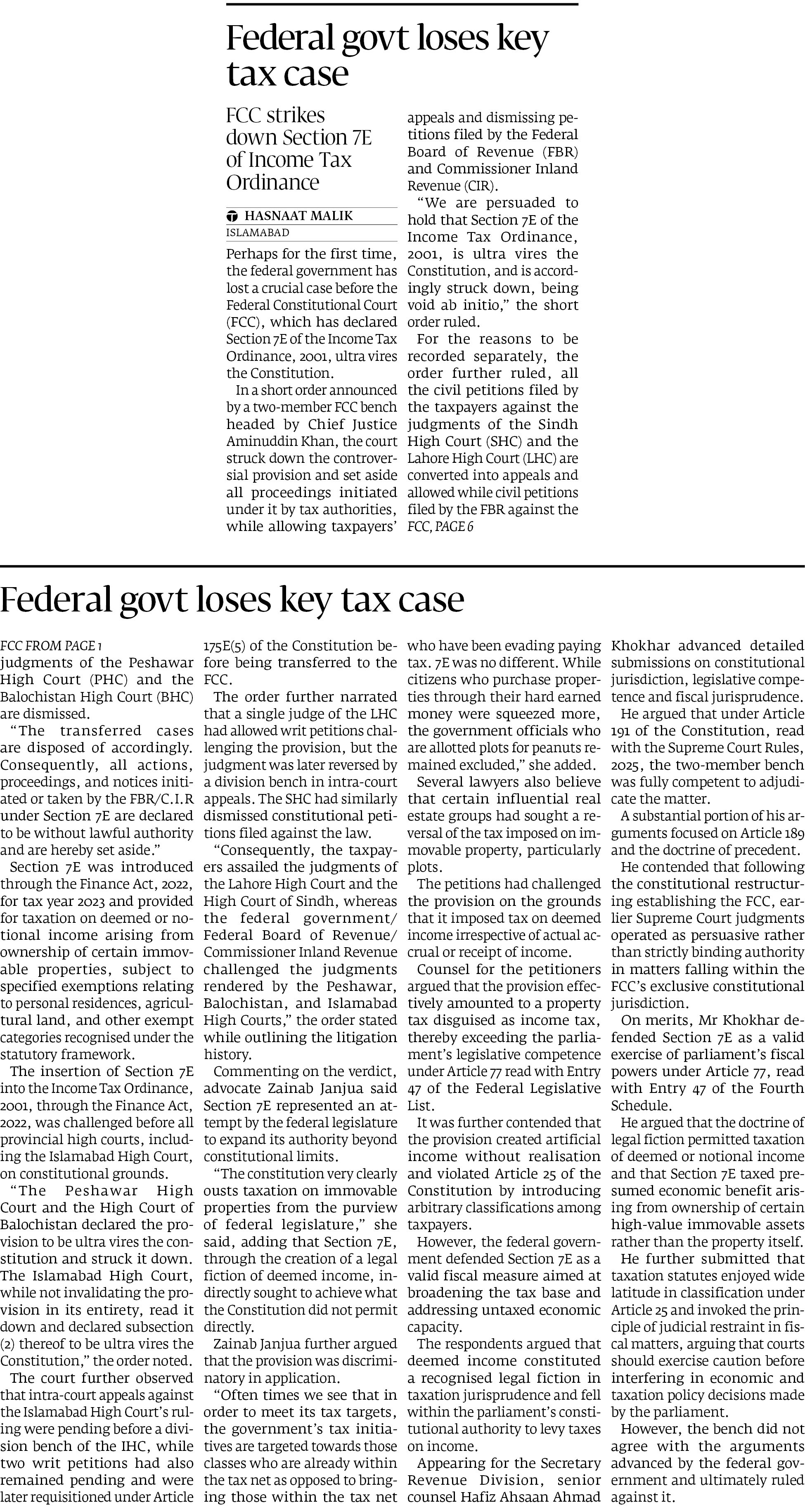 Express Tribune epaper