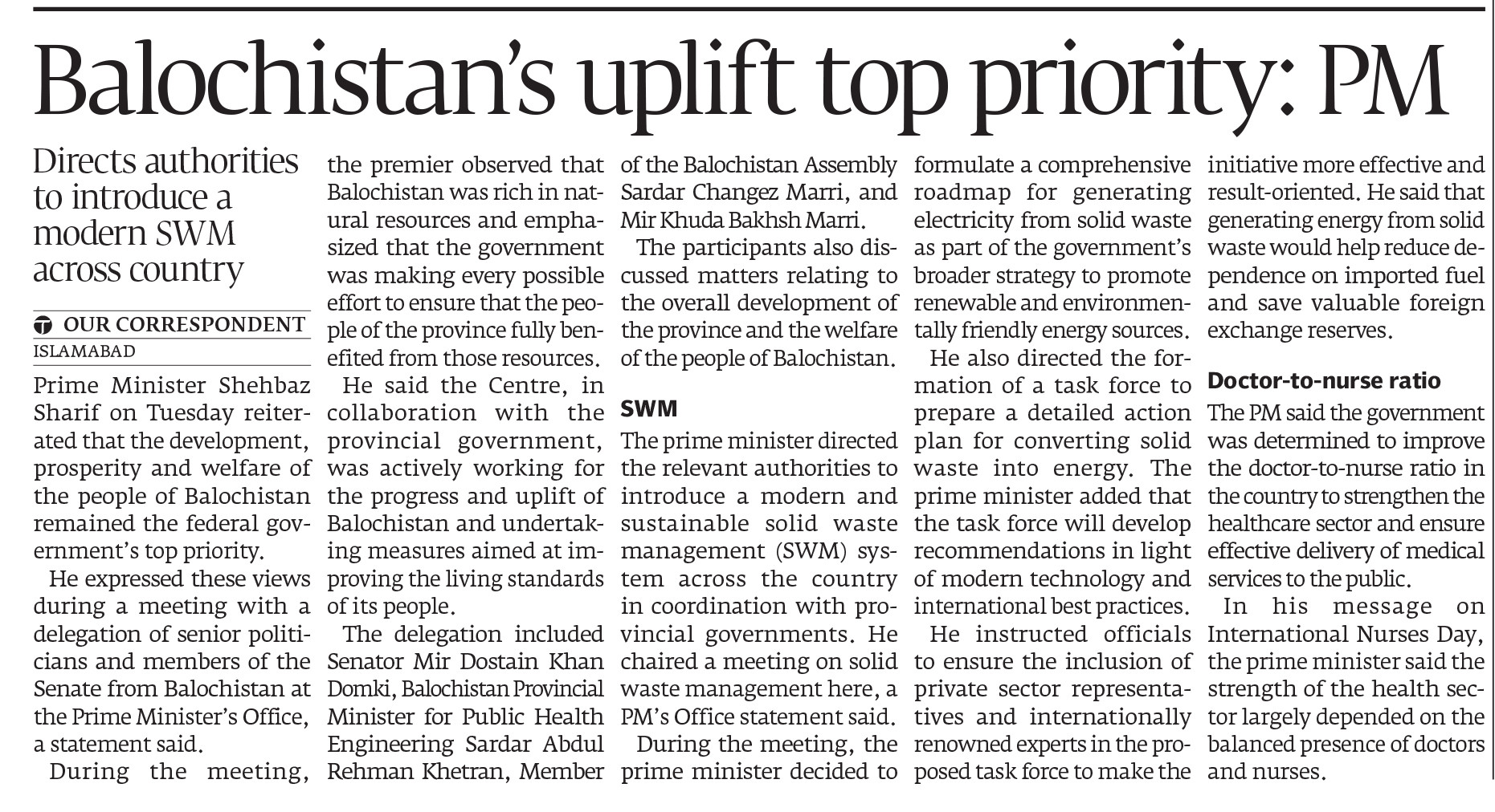 Express Tribune epaper