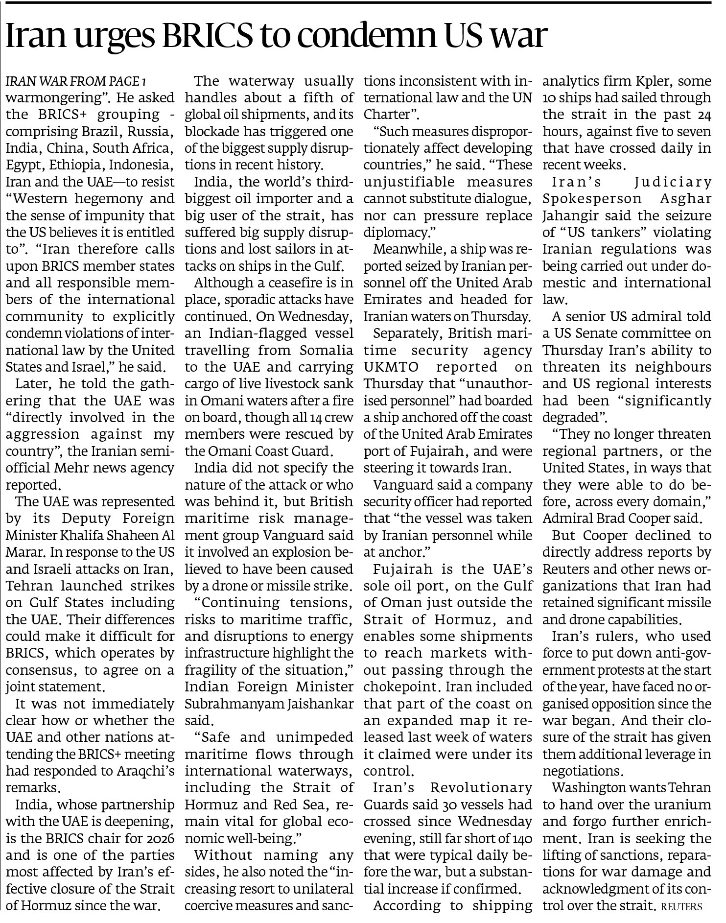 Express Tribune epaper