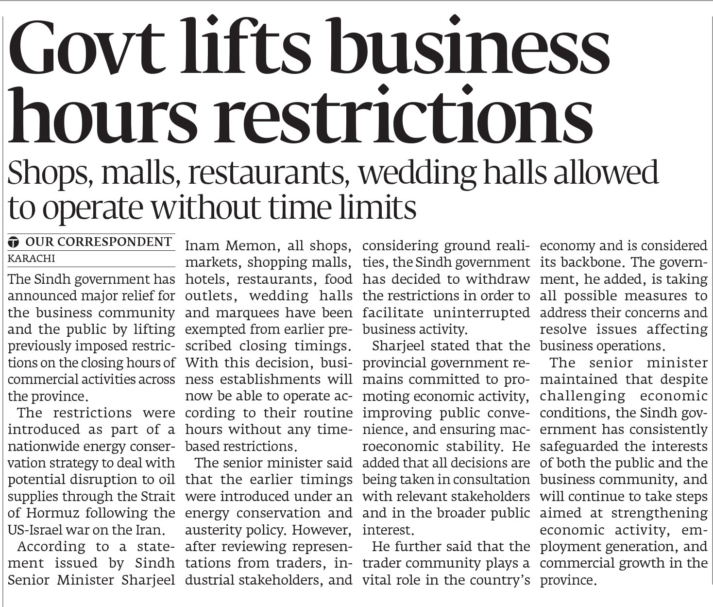 Express Tribune epaper
