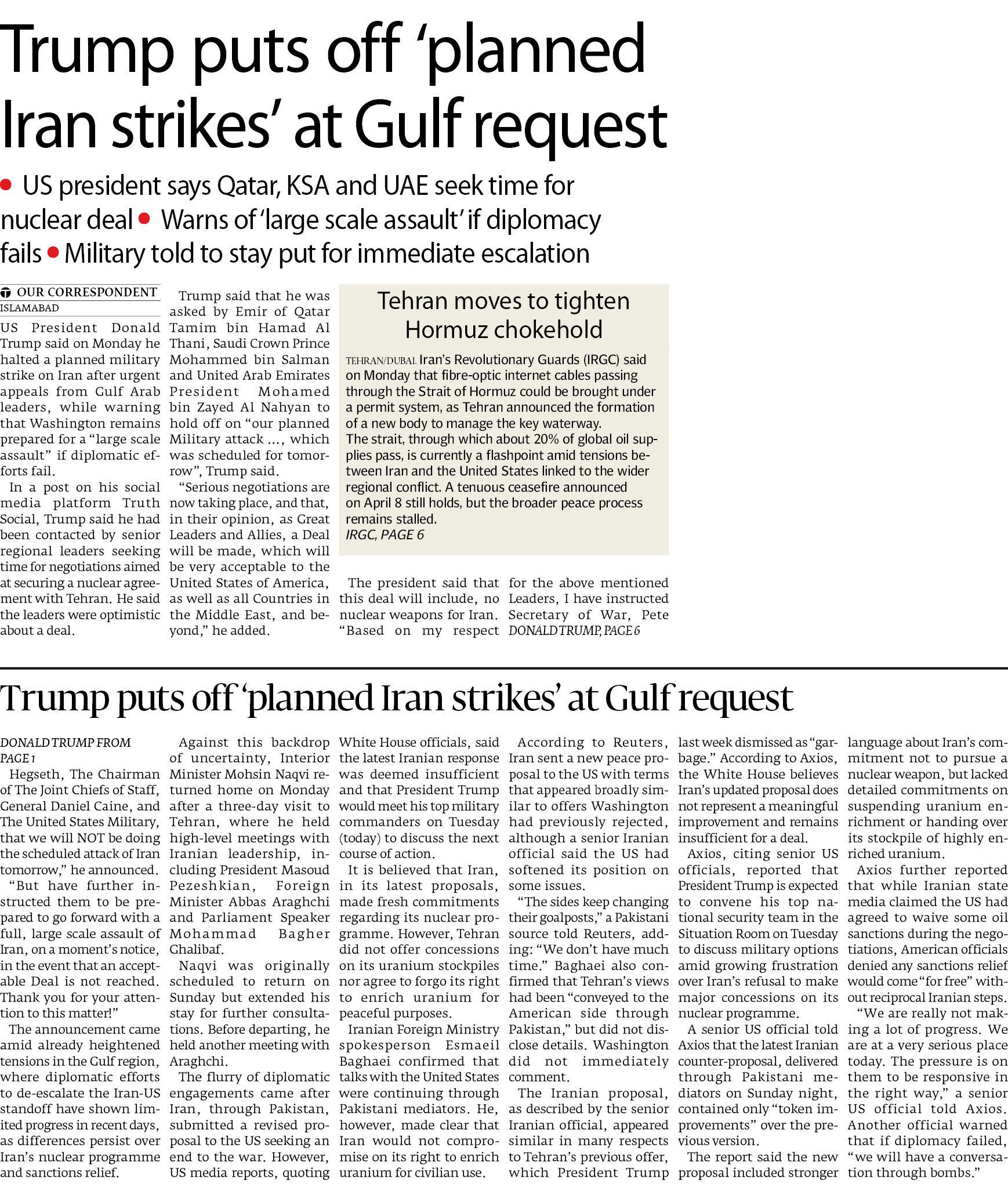Express Tribune epaper