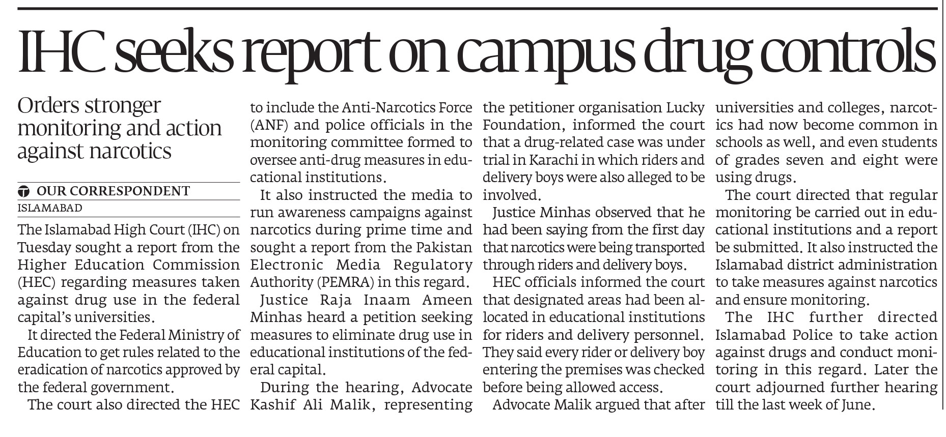 Express Tribune epaper