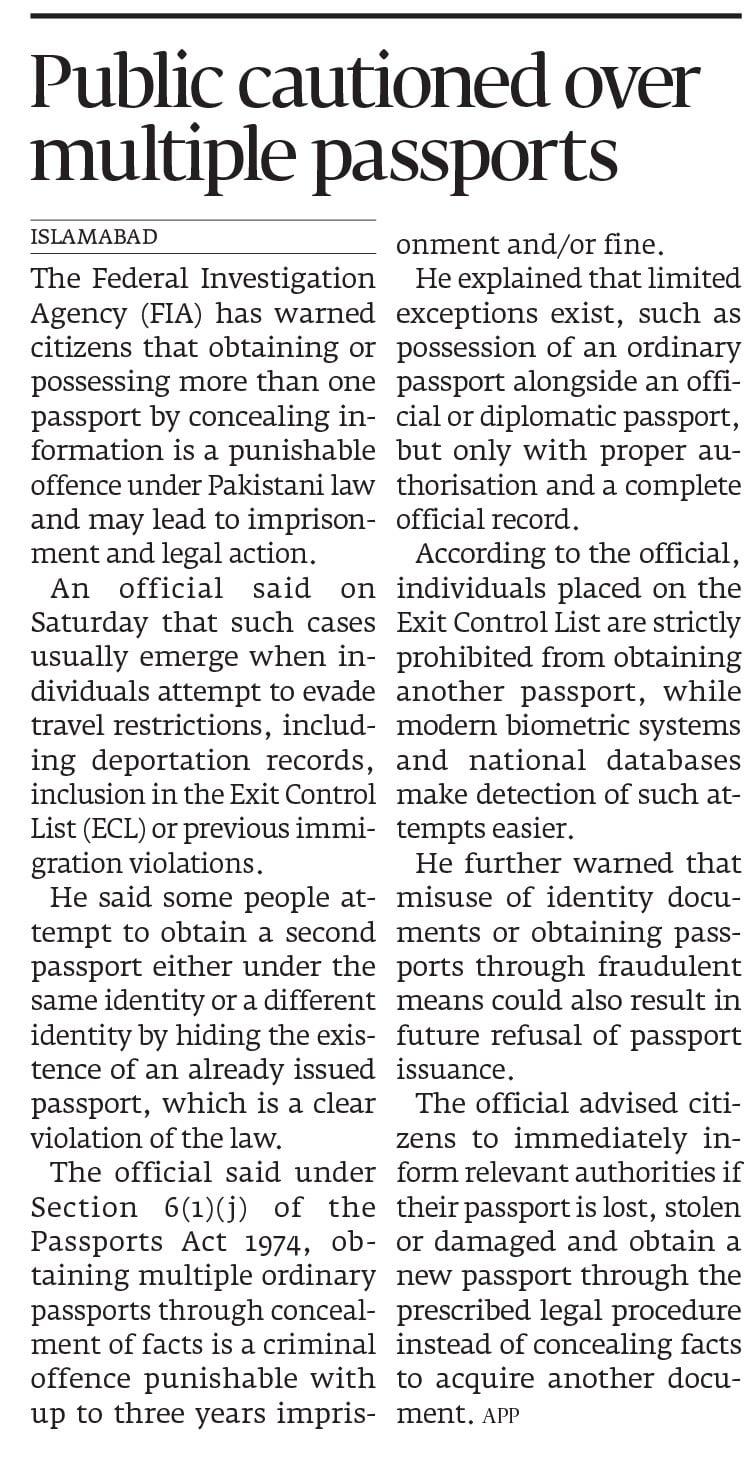 Express Tribune epaper