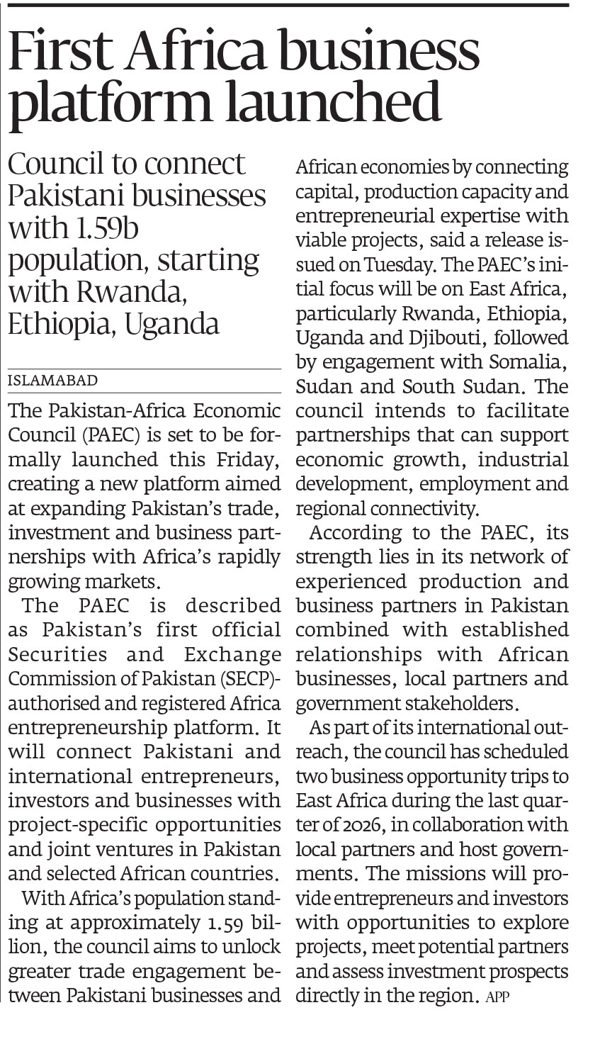 Express Tribune epaper