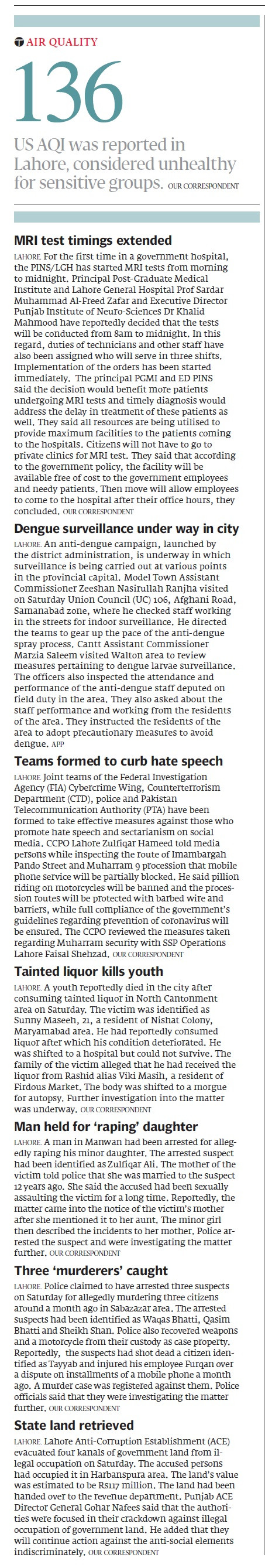 Express Tribune epaper