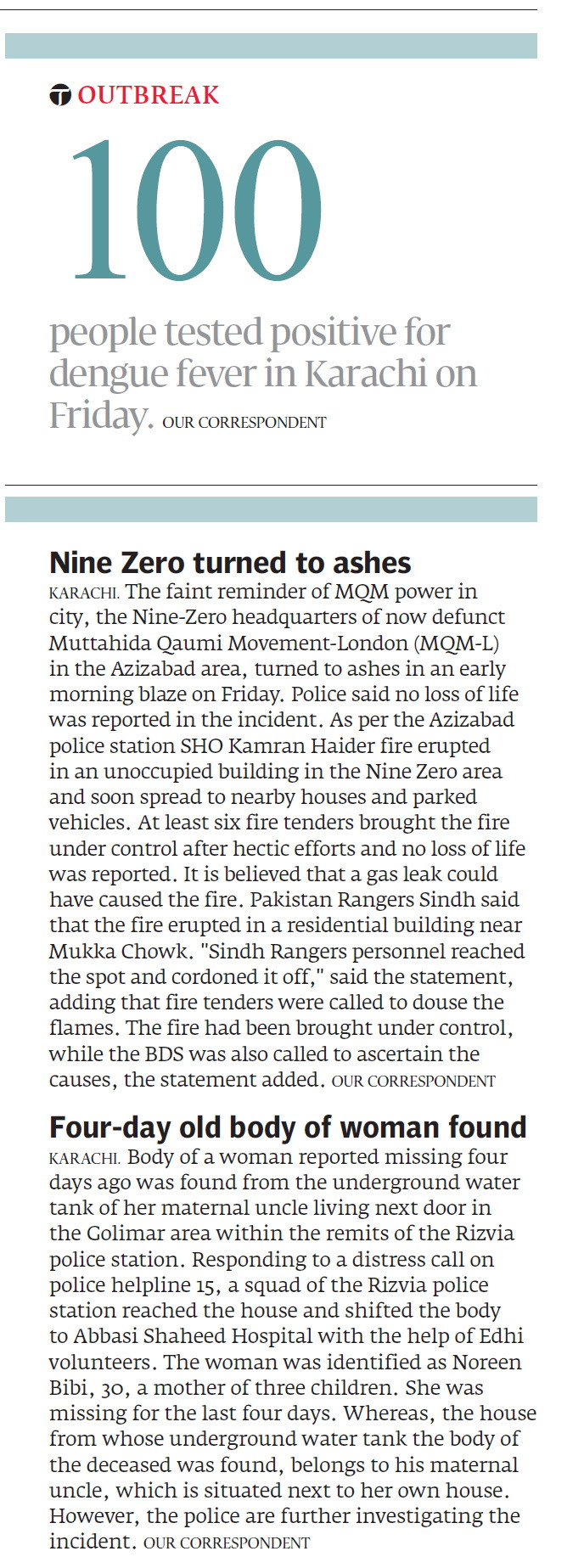 Express Tribune epaper