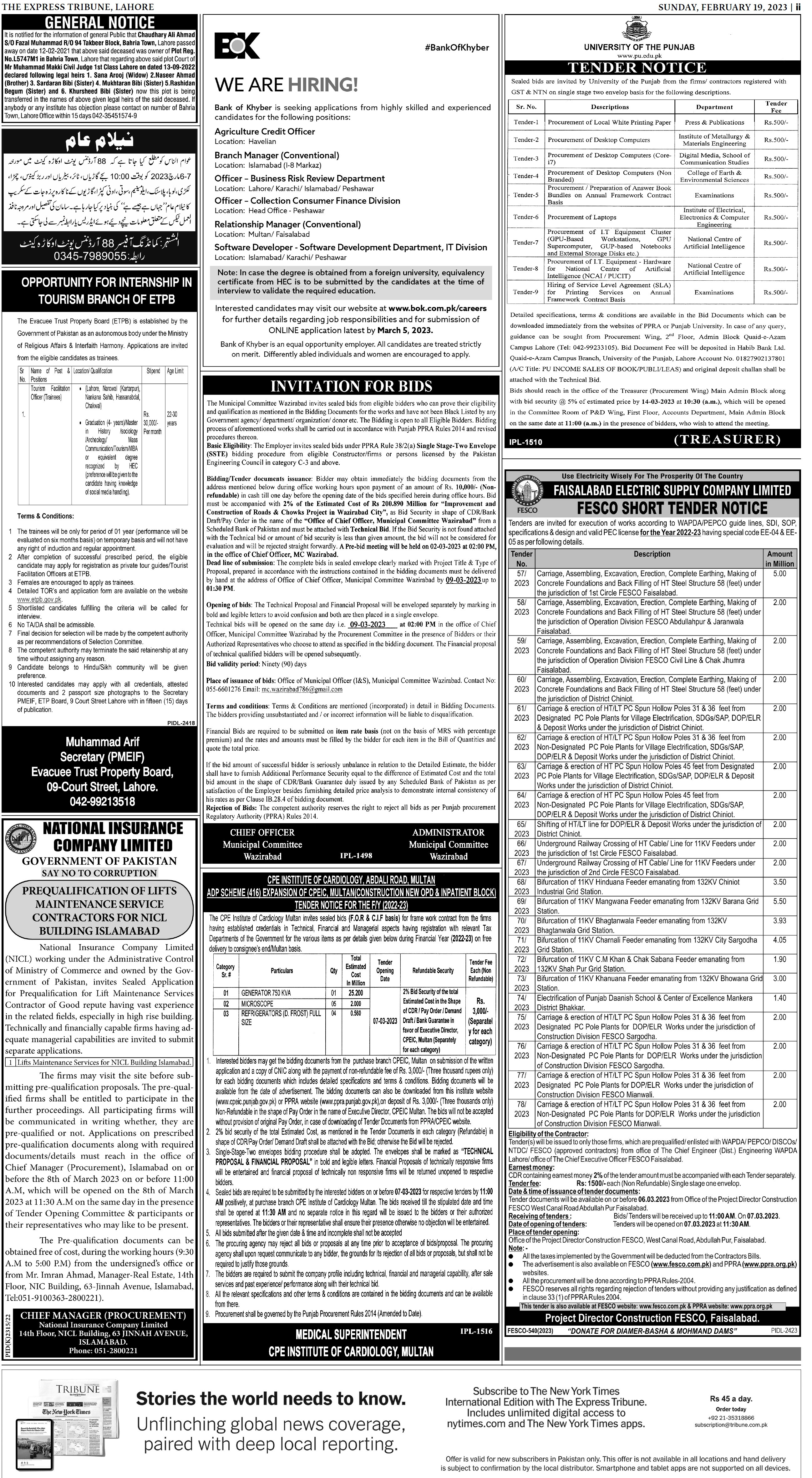 Express Tribune epaper